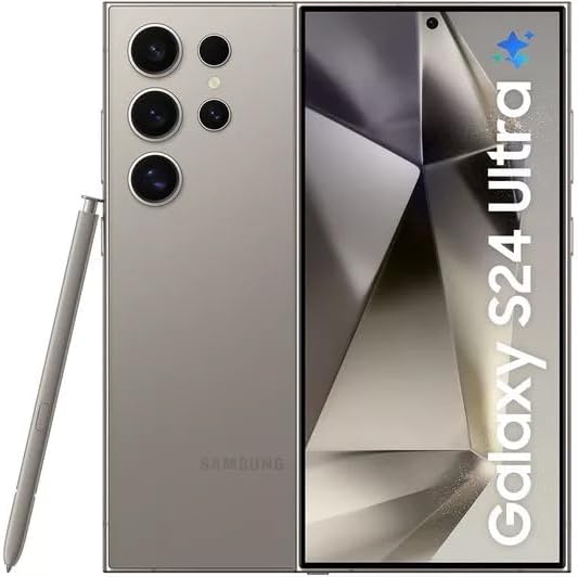 The Samsung Galaxy S24 Ultra 5G Dual 256GB Titanium Gray Unlocked 100pc Batt Health - Product View 1 available from Rouge Technologies