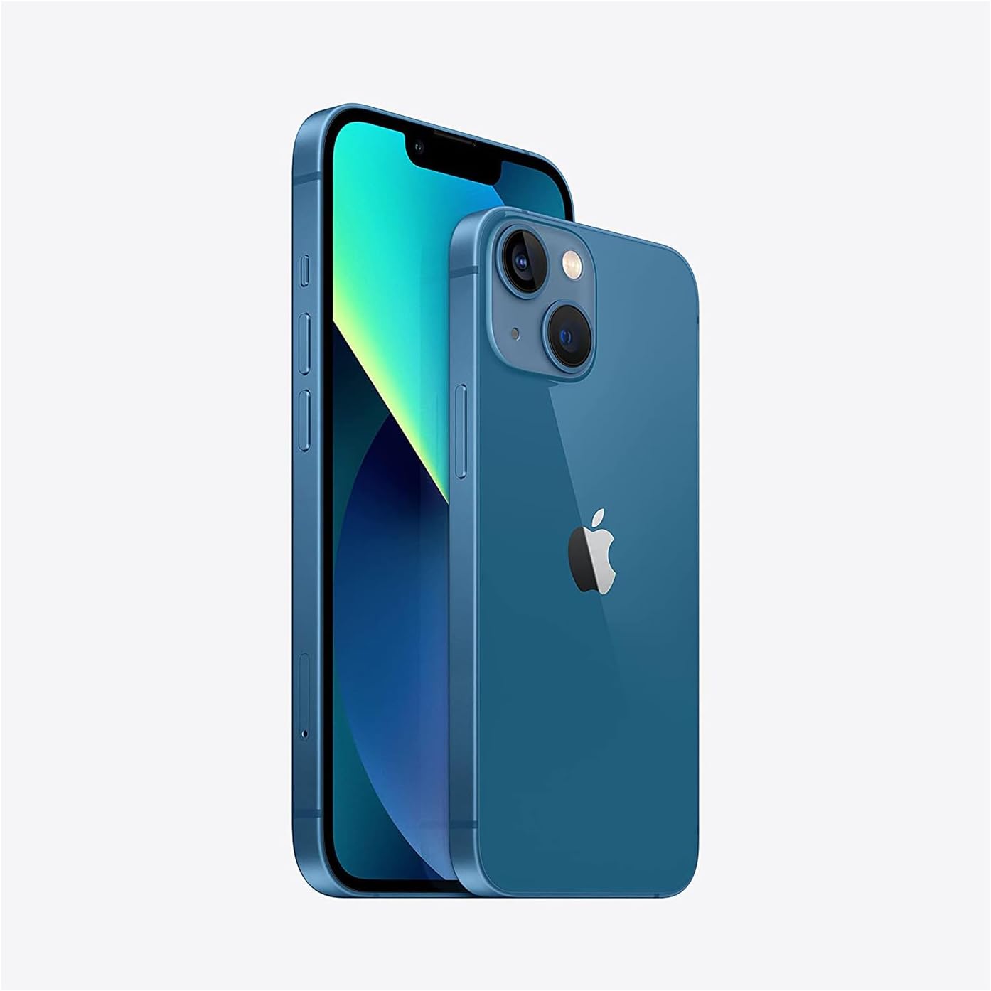 The Apple iPhone 13 Blue Smartphone 256GB 83 Pct Battery Health Fully Working - Product View 2 available from Rouge Technologies