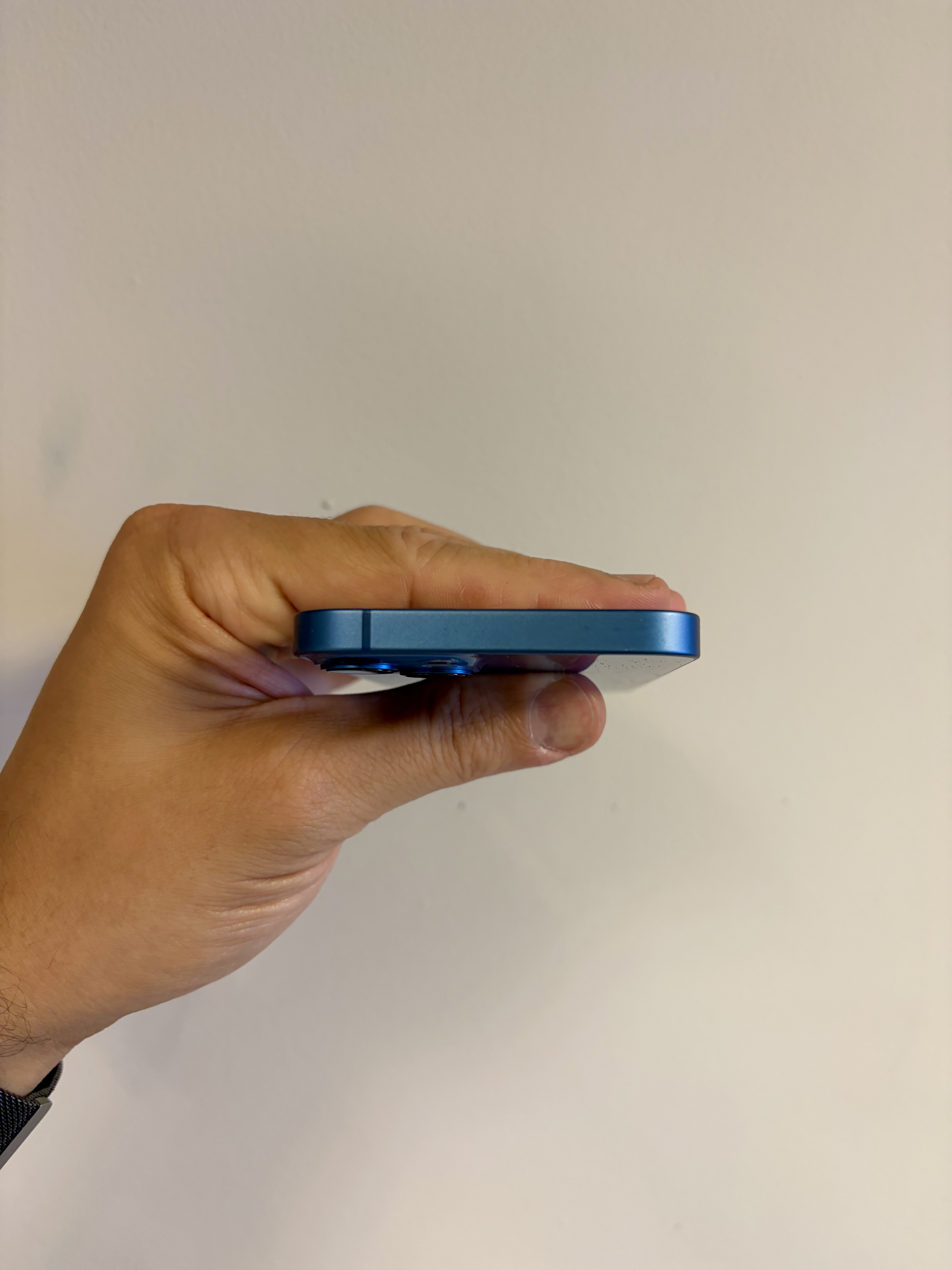 The Apple iPhone 13 Blue Smartphone 256GB 83 Pct Battery Health Fully Working - Product View 6 available from Rouge Technologies