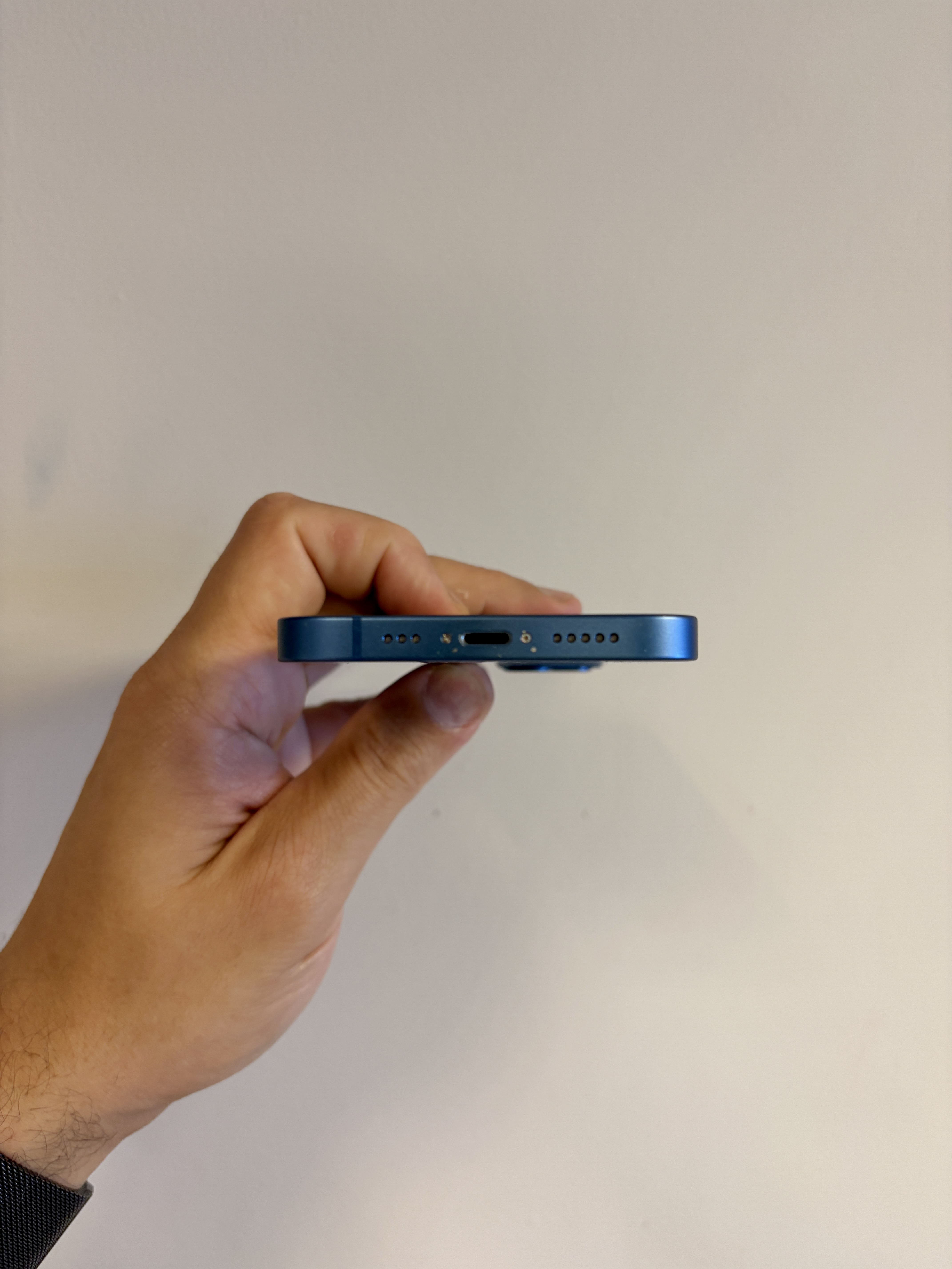 The Apple iPhone 13 Blue Smartphone 256GB 83 Pct Battery Health Fully Working - Product View 8 available from Rouge Technologies