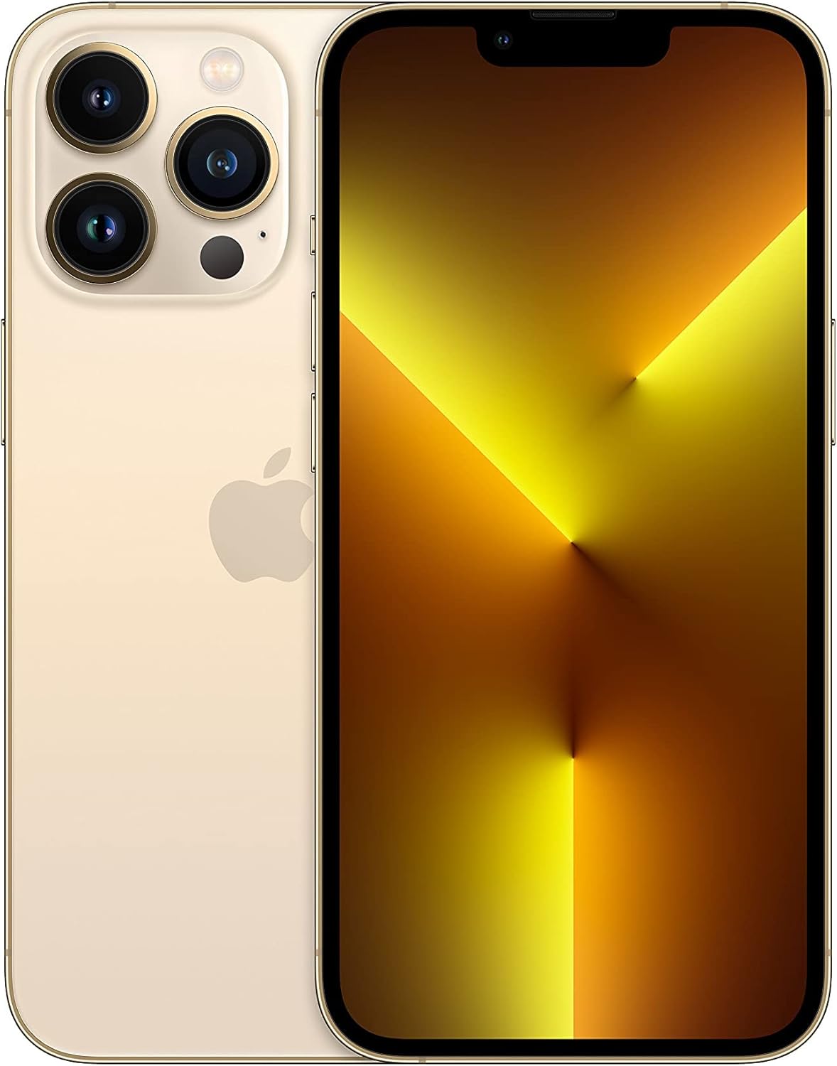 The Apple iPhone 13 Pro Max 128GB Gold Smartphone 84pc Battery Health Unlocked - Product View 1 available from Rouge Technologies