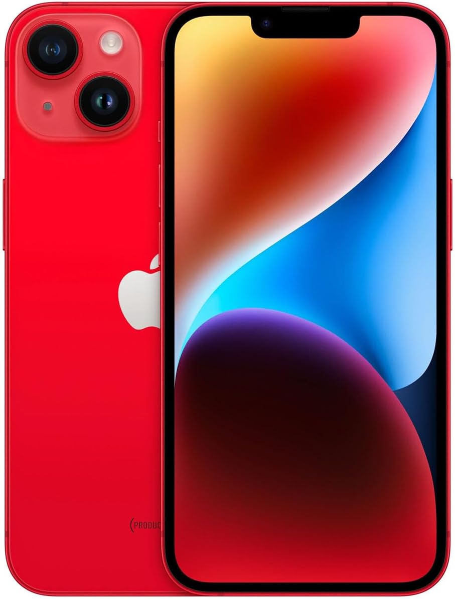 The Apple iPhone 14 256GB Smartphone PRODUCT RED 85 Percent Battery Fully Working - Product View 1 available from Rouge Technologies