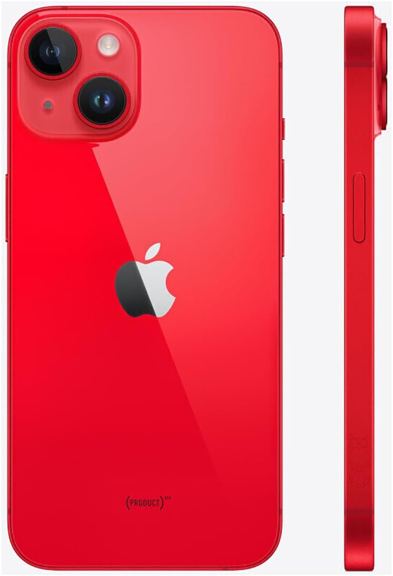 The Apple iPhone 14 256GB Smartphone PRODUCT RED 85 Percent Battery Fully Working - Product View 3 available from Rouge Technologies