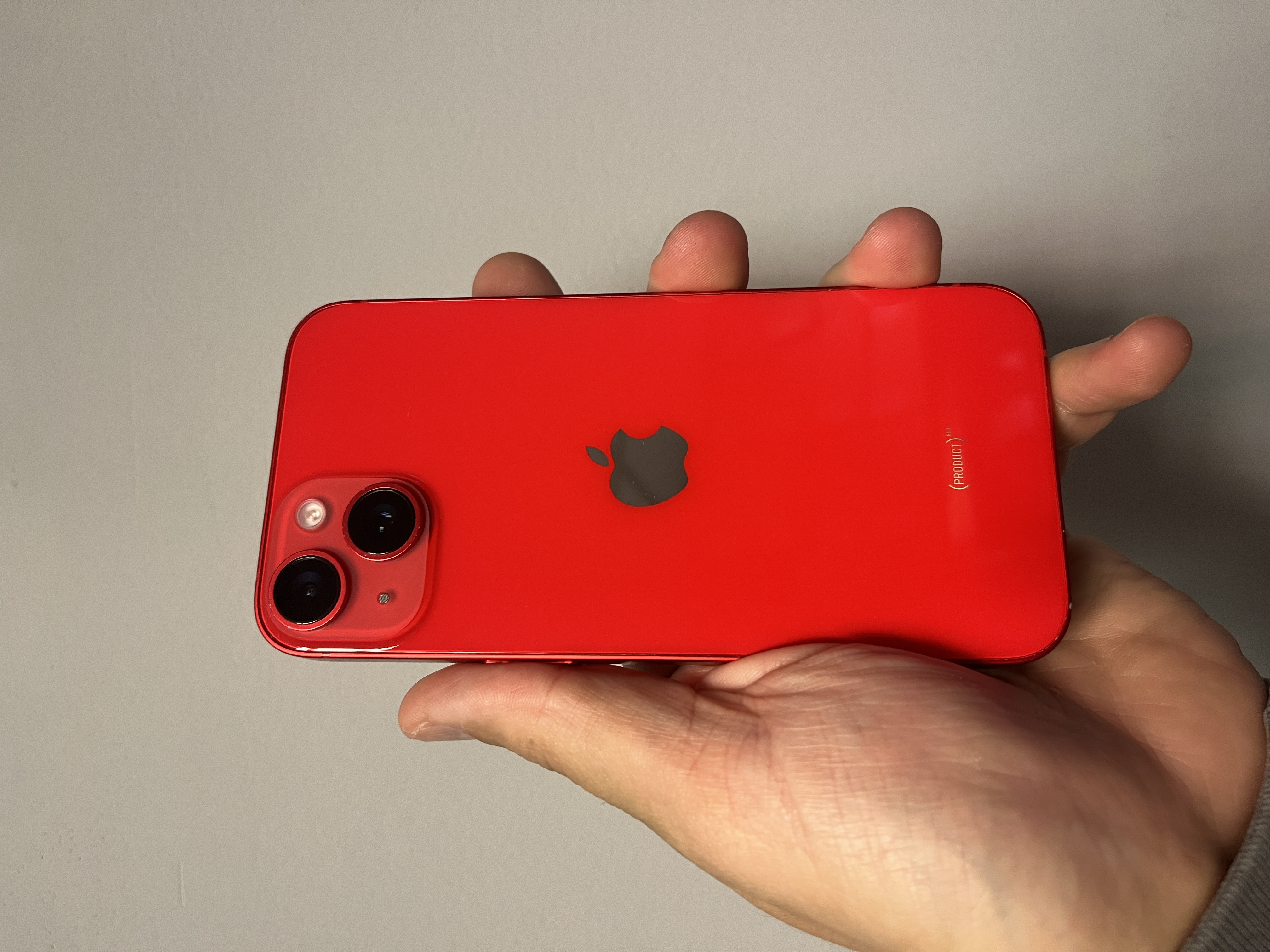 The Apple iPhone 14 256GB Smartphone PRODUCT RED 85 Percent Battery Fully Working - Product View 5 available from Rouge Technologies