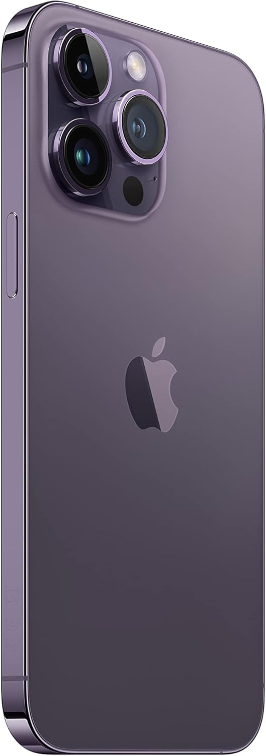 The Apple iPhone 14 Pro Max Purple 256GB 89pc Batt Health Cracked Screen eSIM Conver - Product View 2 available from Rouge Technologies