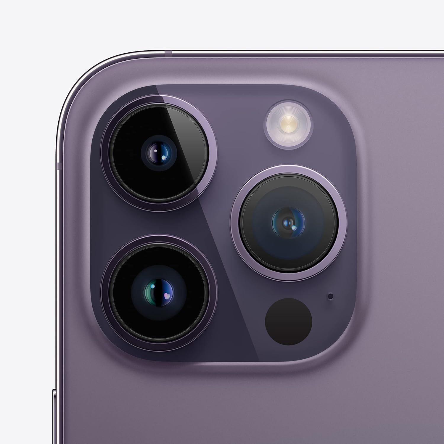 The Apple iPhone 14 Pro Max Purple 256GB 89pc Batt Health Cracked Screen eSIM Conver - Product View 3 available from Rouge Technologies