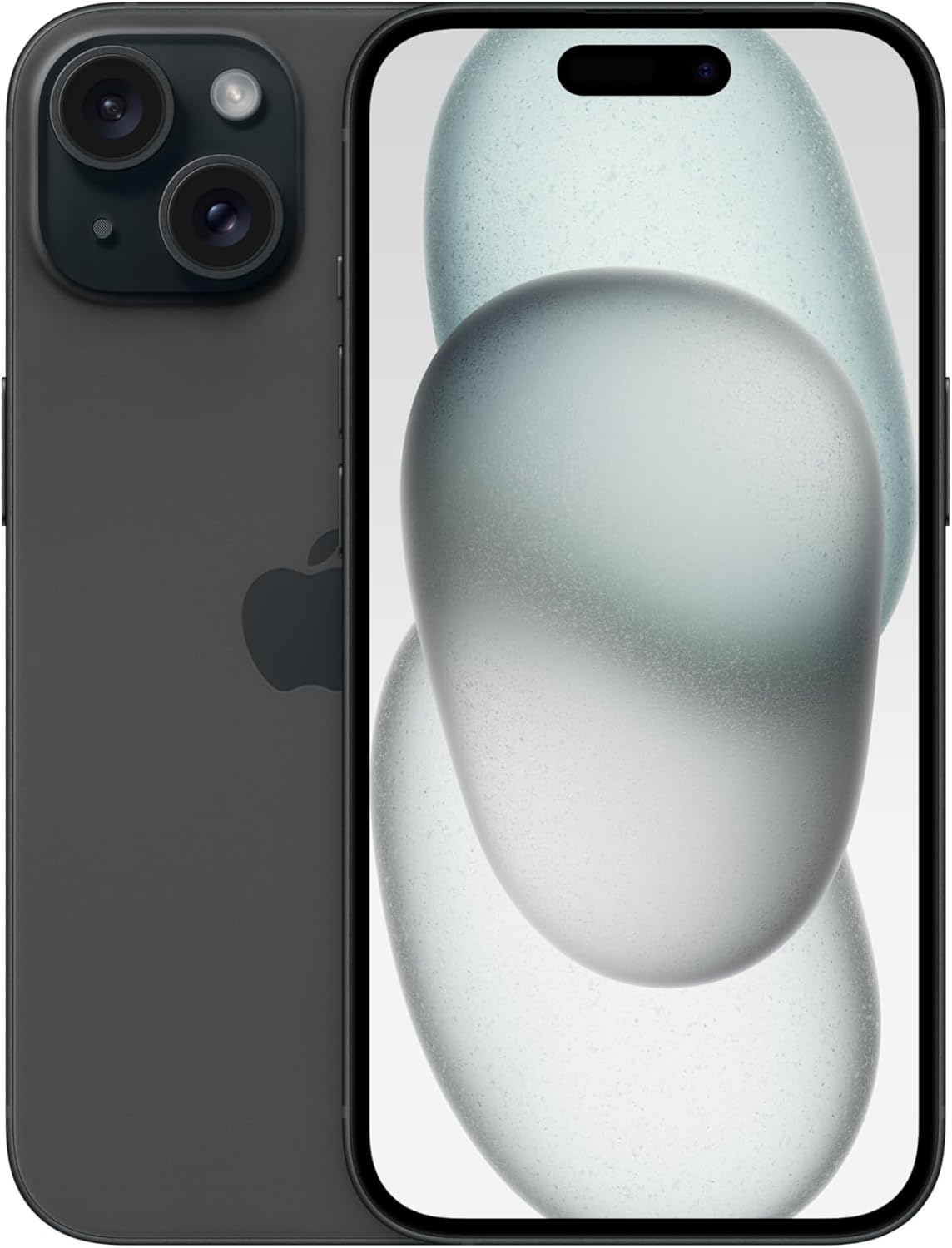 The Apple iPhone 15 128GB Black Smartphone 82perct Battery Health Used Fully Working - Product View 1 available from Rouge Technologies