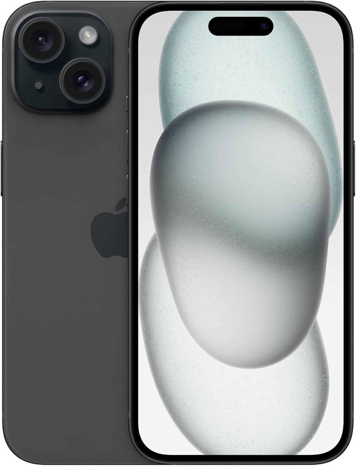 The Apple iPhone 15 Black Smartphone 128GB 84 Percent Battery Health Fully Working - Product View 1 available from Rouge Technologies