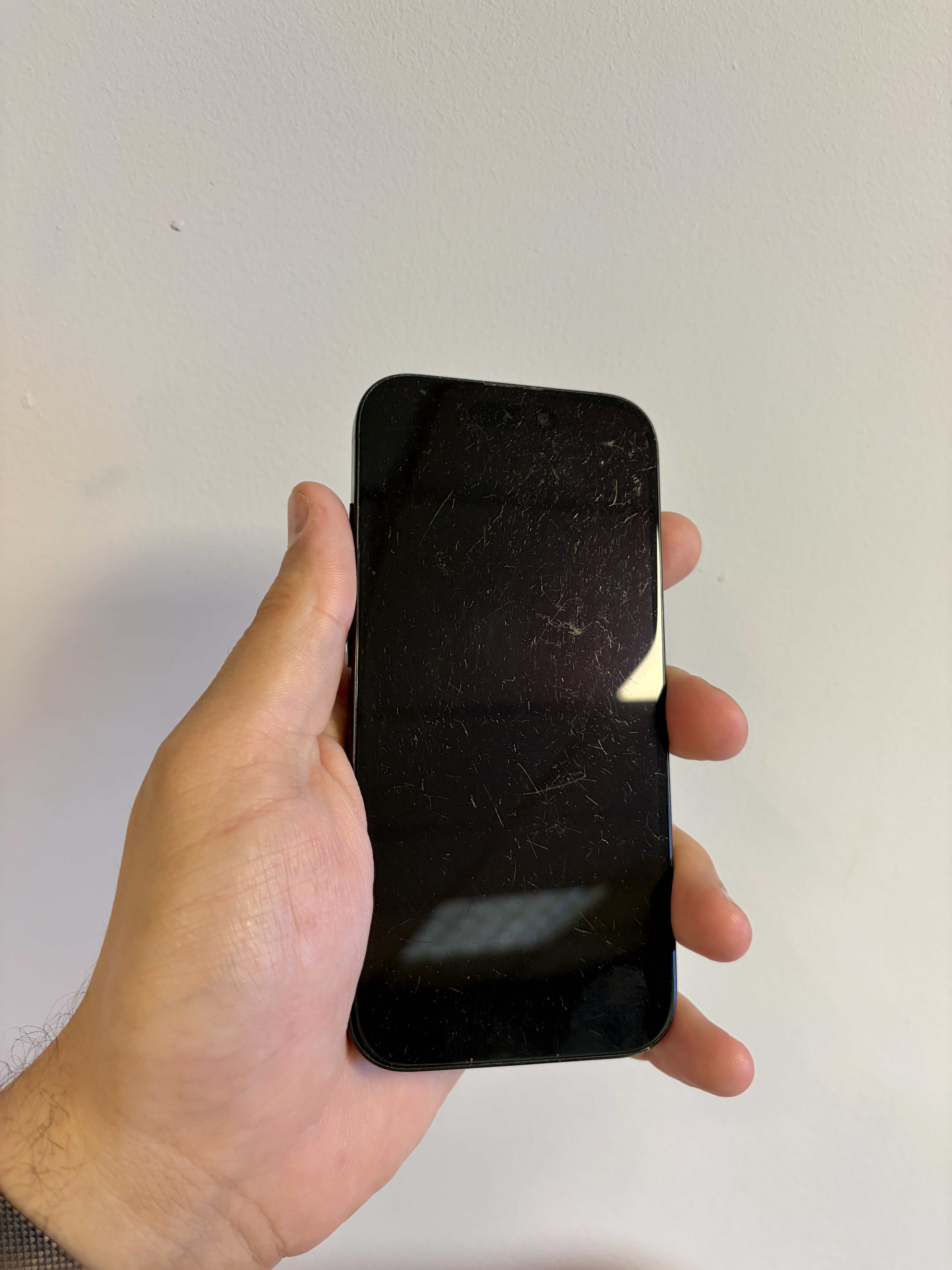 The Apple iPhone 15 Black Smartphone 128GB 84 Percent Battery Health Fully Working - Product View 3 available from Rouge Technologies