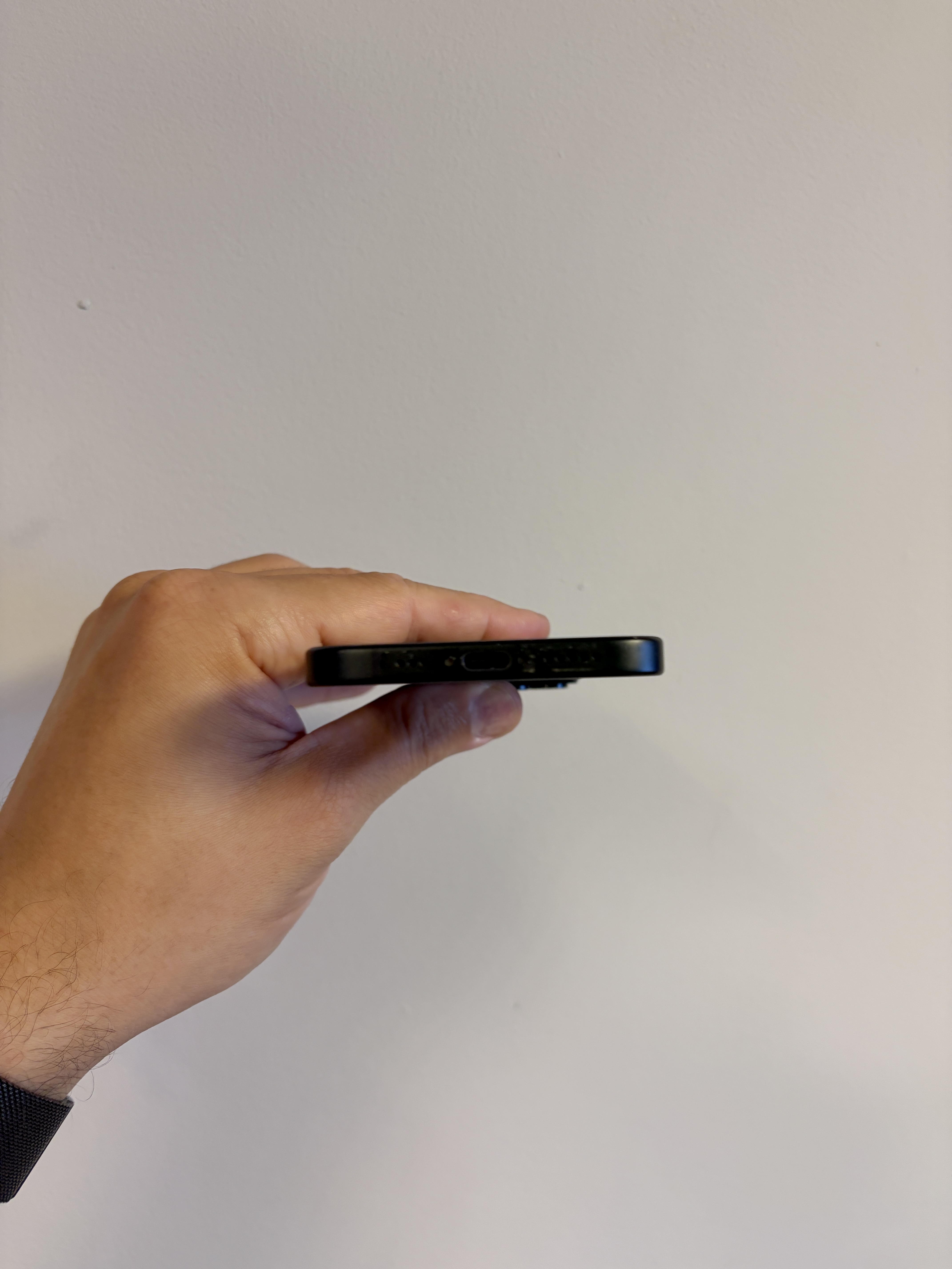 The Apple iPhone 15 Black Smartphone 128GB 84 Percent Battery Health Fully Working - Product View 7 available from Rouge Technologies