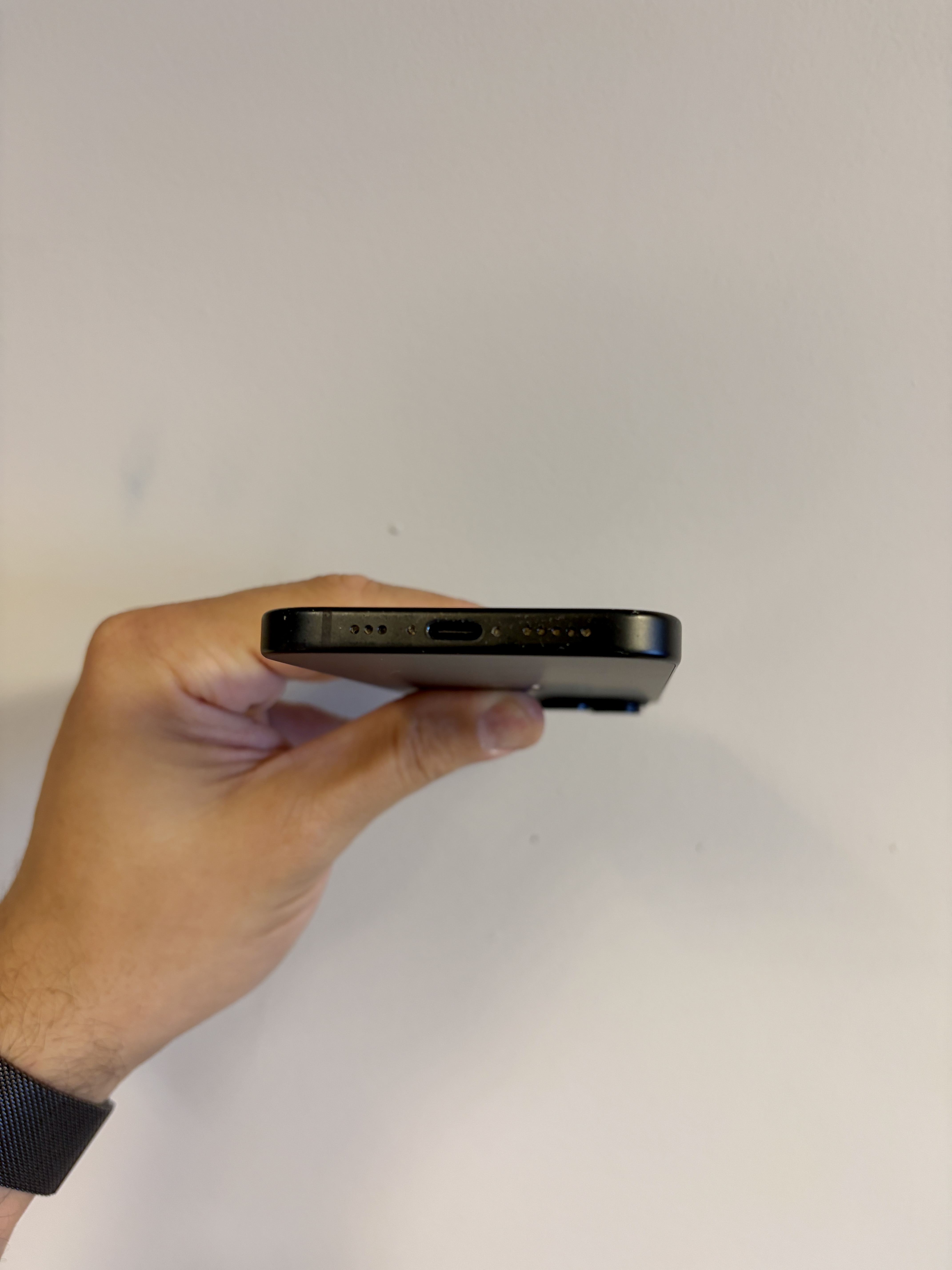 The Apple iPhone 15 Black Smartphone 128GB 88 Percent Battery Health Fully Working - Product View 7 available from Rouge Technologies