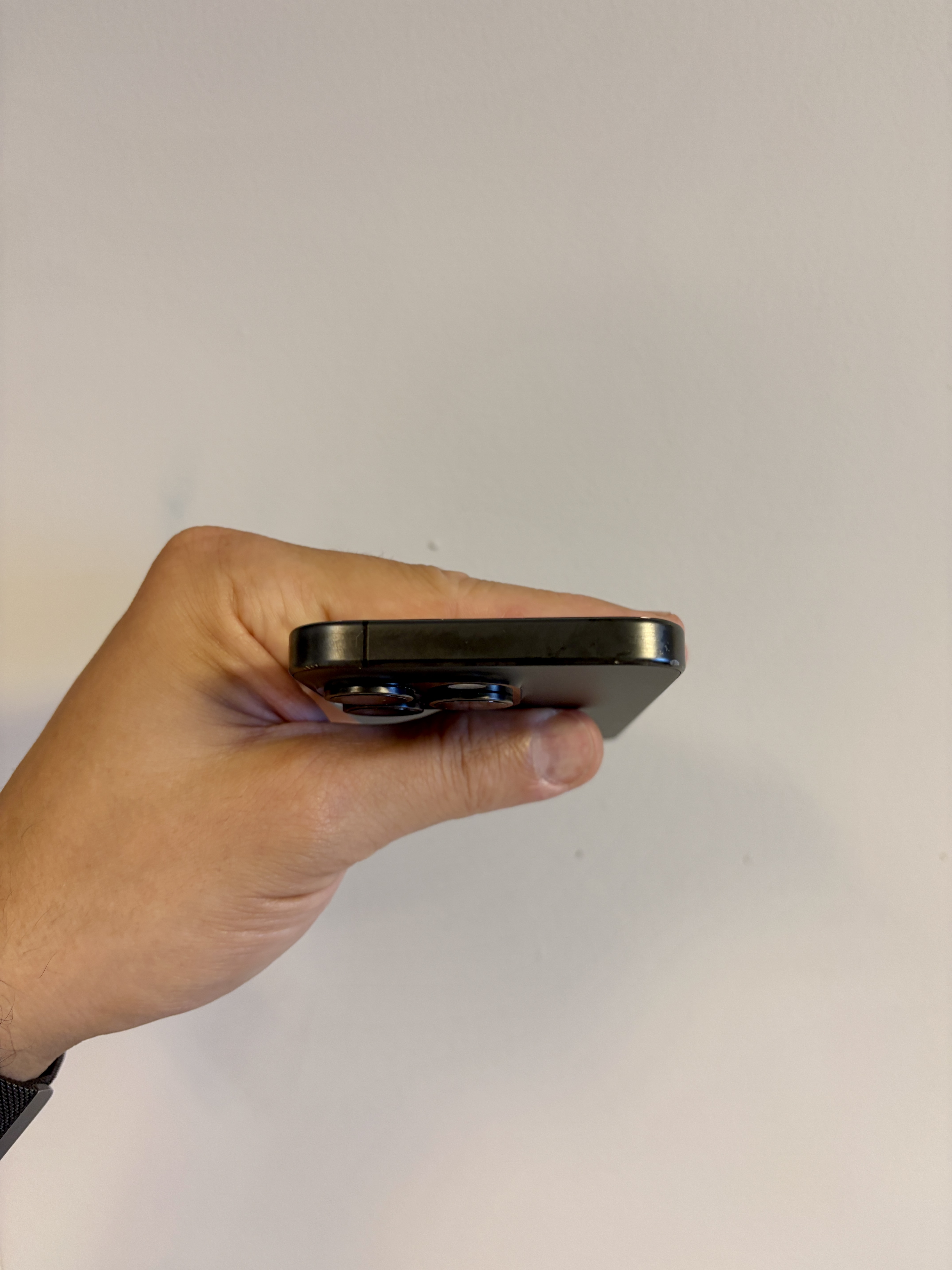 The Apple iPhone 15 Pro Black Titanium 256GB 85 Percent Battery Health Fully Working - Product View 6 available from Rouge Technologies