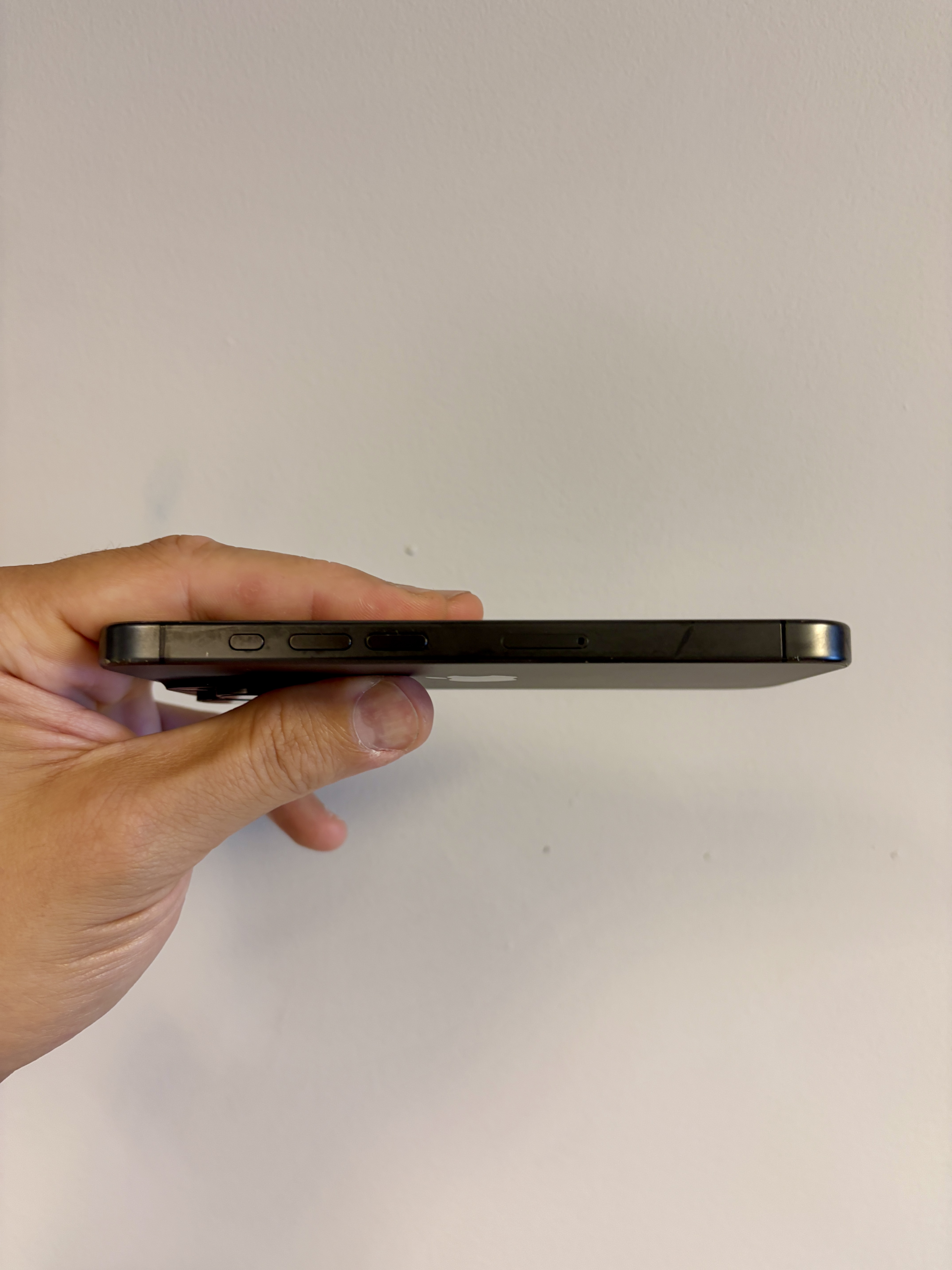 The Apple iPhone 15 Pro Black Titanium 256GB 85 Percent Battery Health Fully Working - Product View 7 available from Rouge Technologies