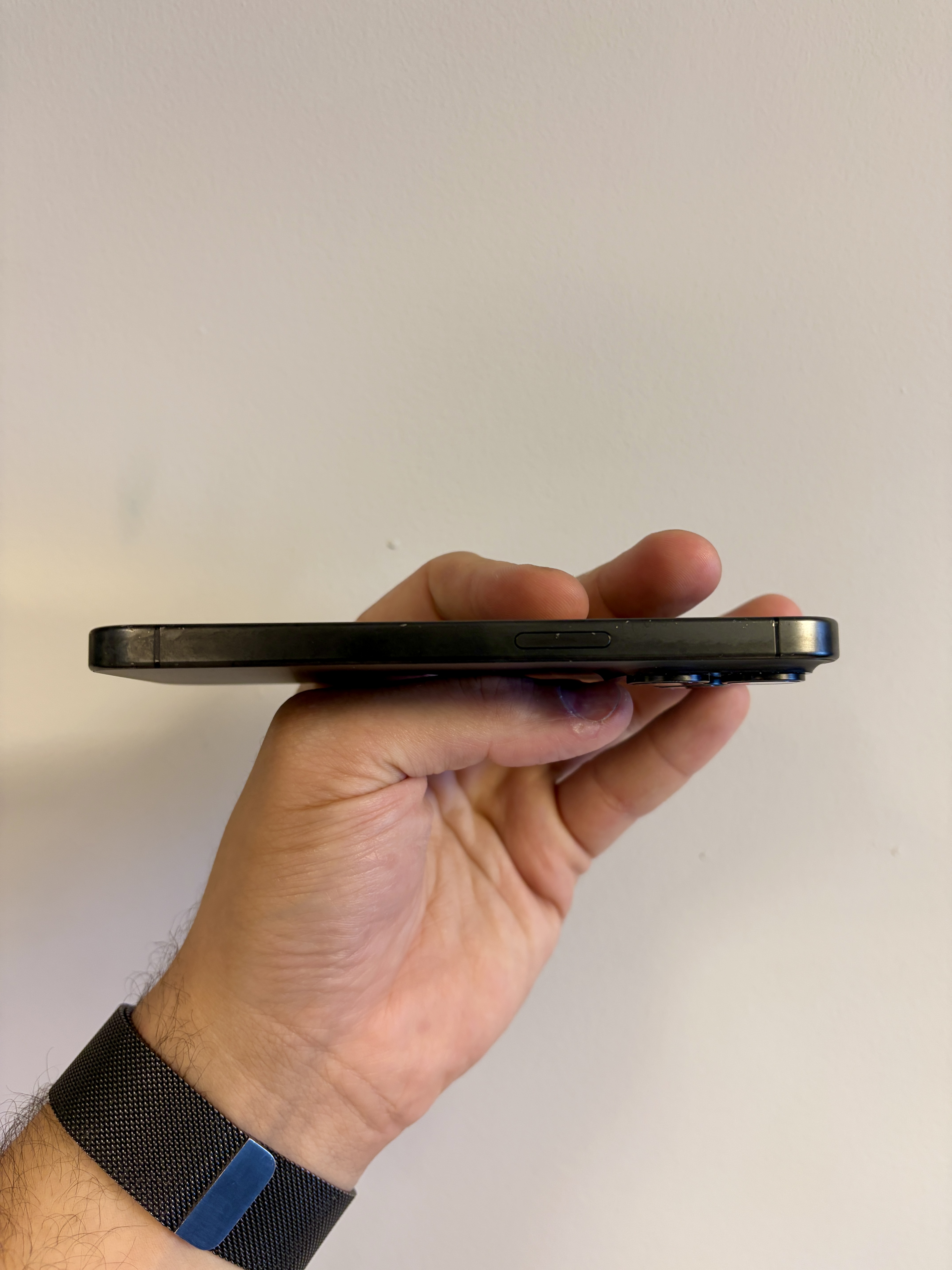 The Apple iPhone 15 Pro Black Titanium 256GB 85 Percent Battery Health Fully Working - Product View 9 available from Rouge Technologies