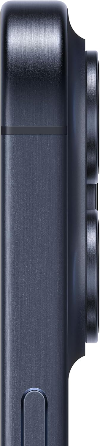The Apple iPhone 15 Pro Max 256GB Titanium Blue 86 Percent Battery Fully Working - Product View 3 available from Rouge Technologies