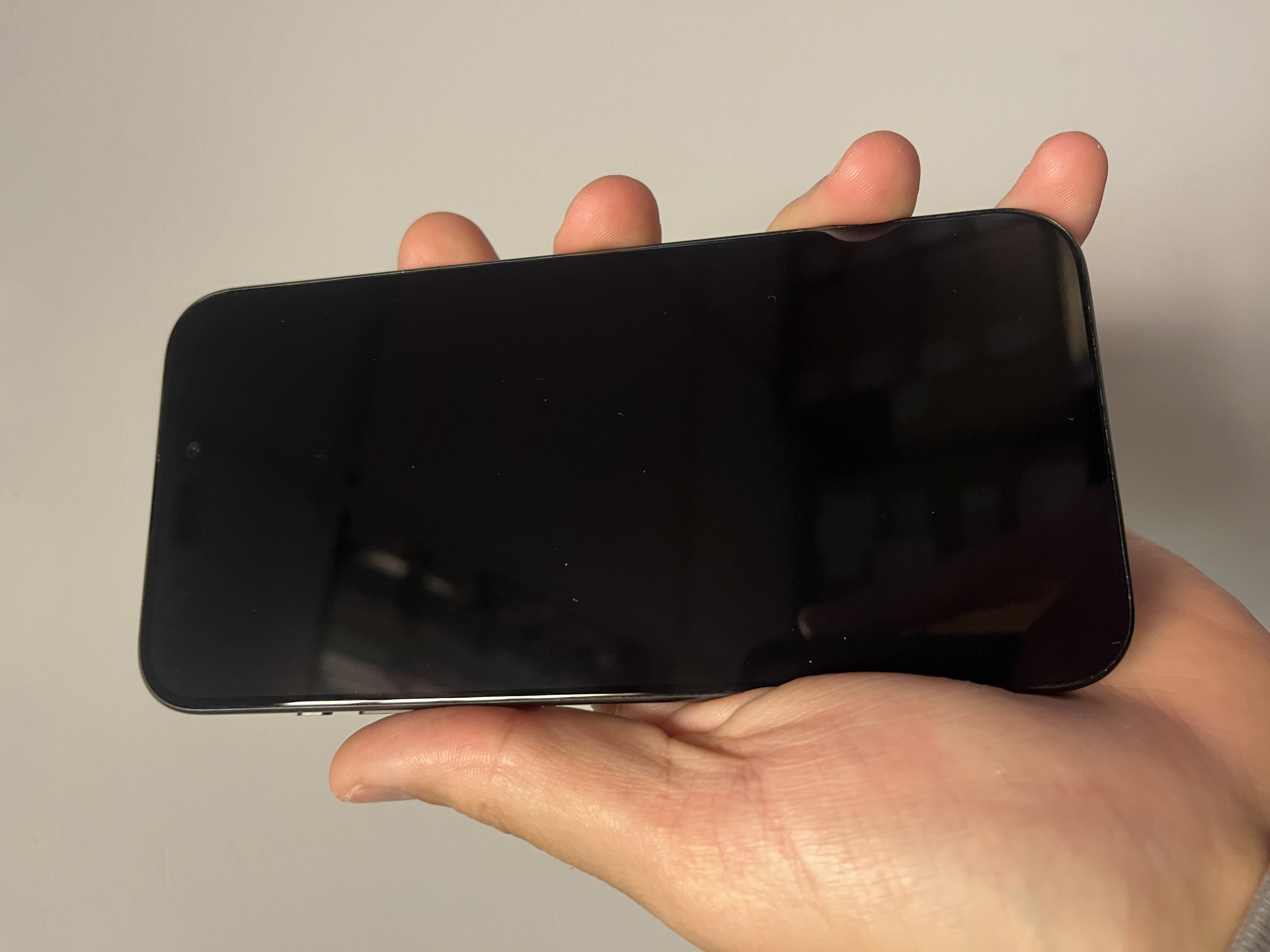The Apple iPhone 15 Pro Max 512GB Black Titanium Fully Working 79pct Battery Health - Product View 4 available from Rouge Technologies