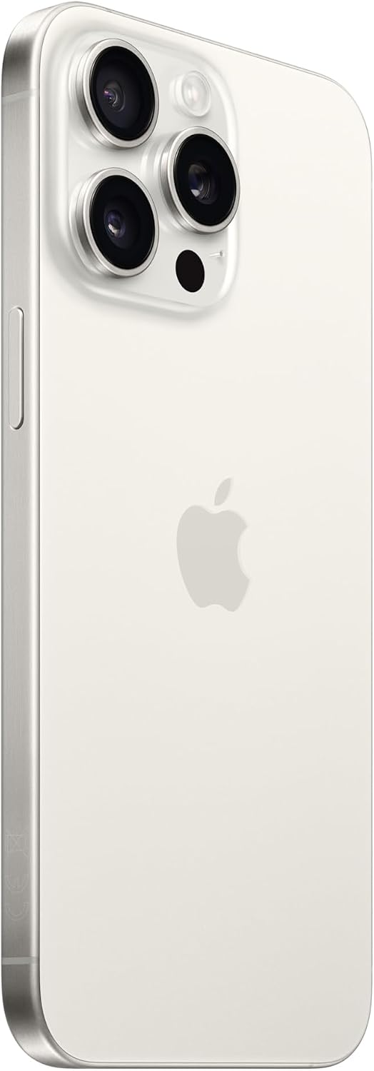 The Apple iPhone 15 Pro Max White Titanium 512GB 86 Percent Battery Health Unlocked - Product View 2 available from Rouge Technologies