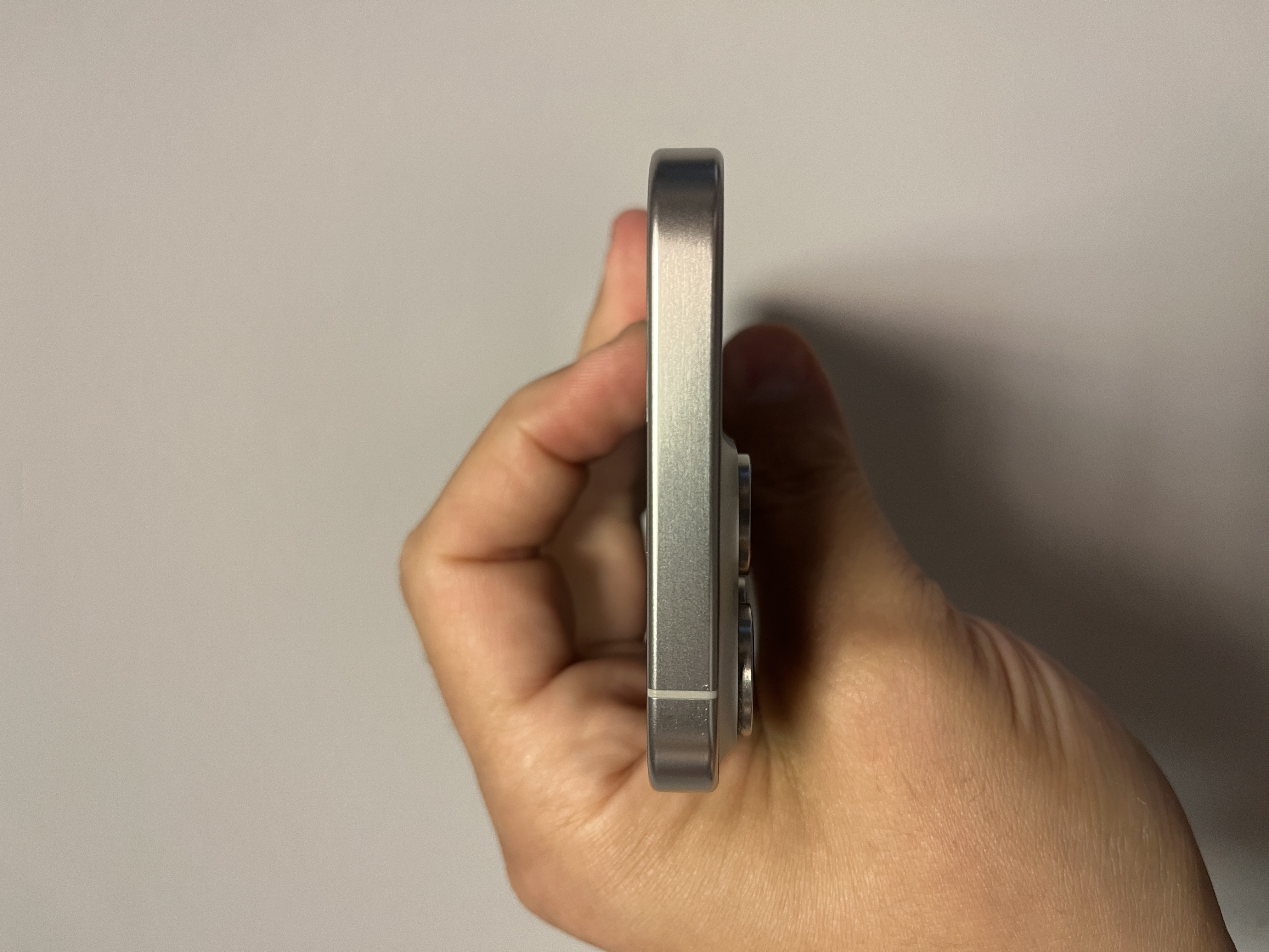 The Apple iPhone 15 Pro Max White Titanium 512GB 86 Percent Battery Health Unlocked - Product View 6 available from Rouge Technologies