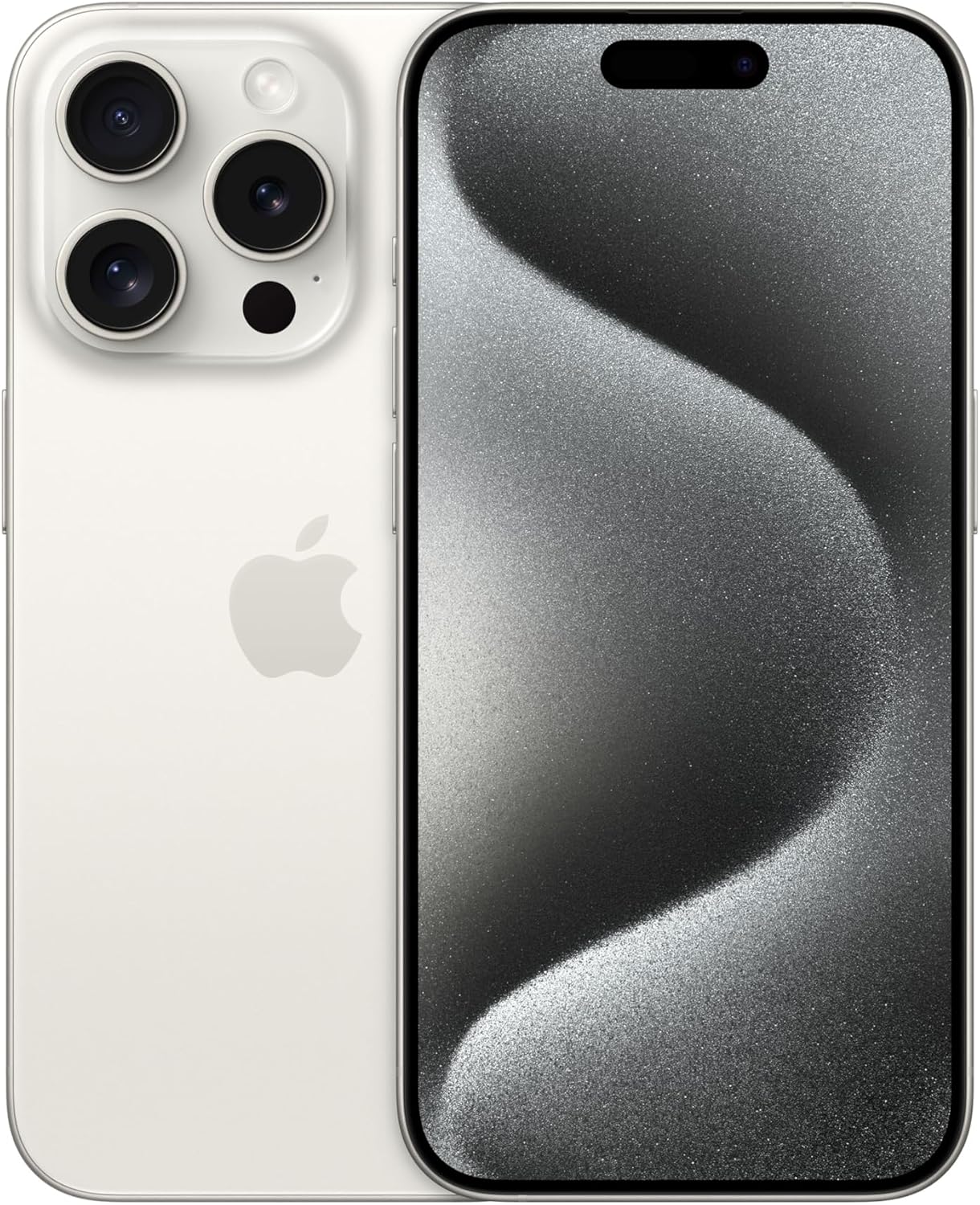 The Apple iPhone 15 Pro White Titanium 256GB 5G 88pc Battery Health Fully Working - Product View 1 available from Rouge Technologies