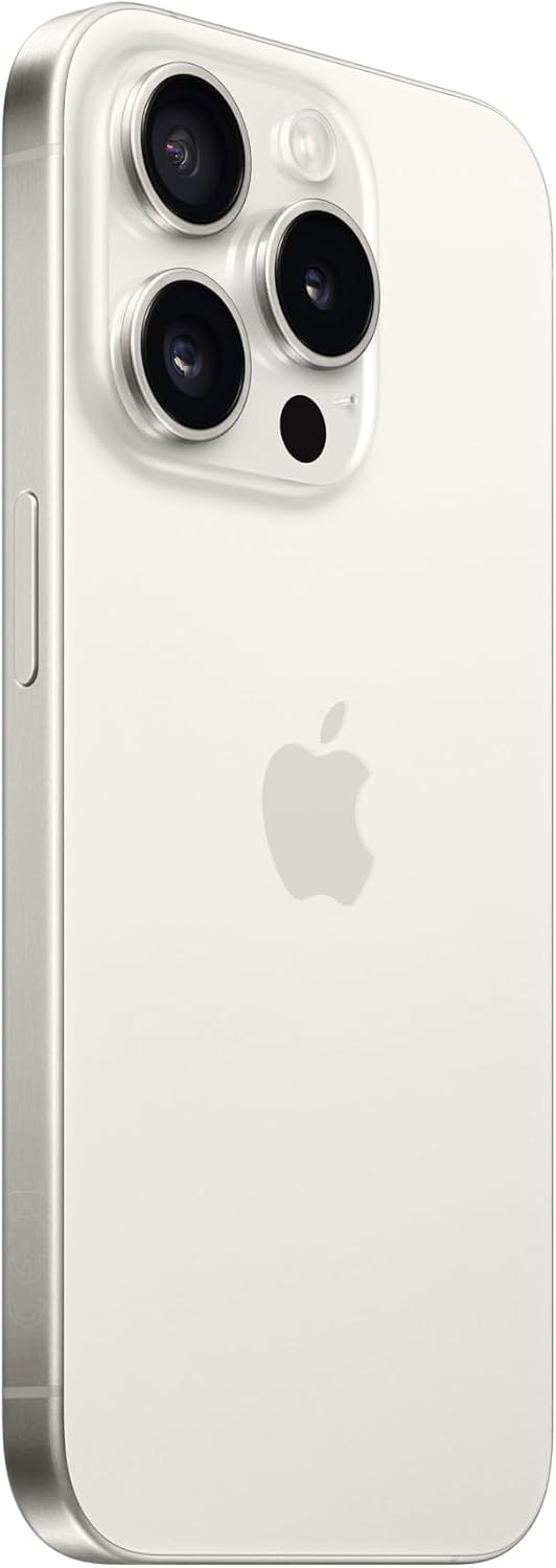 The Apple iPhone 15 Pro White Titanium 256GB 5G 88pc Battery Health Fully Working - Product View 2 available from Rouge Technologies