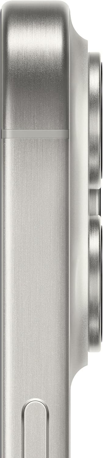 The Apple iPhone 15 Pro White Titanium 256GB 5G 88pc Battery Health Fully Working - Product View 3 available from Rouge Technologies