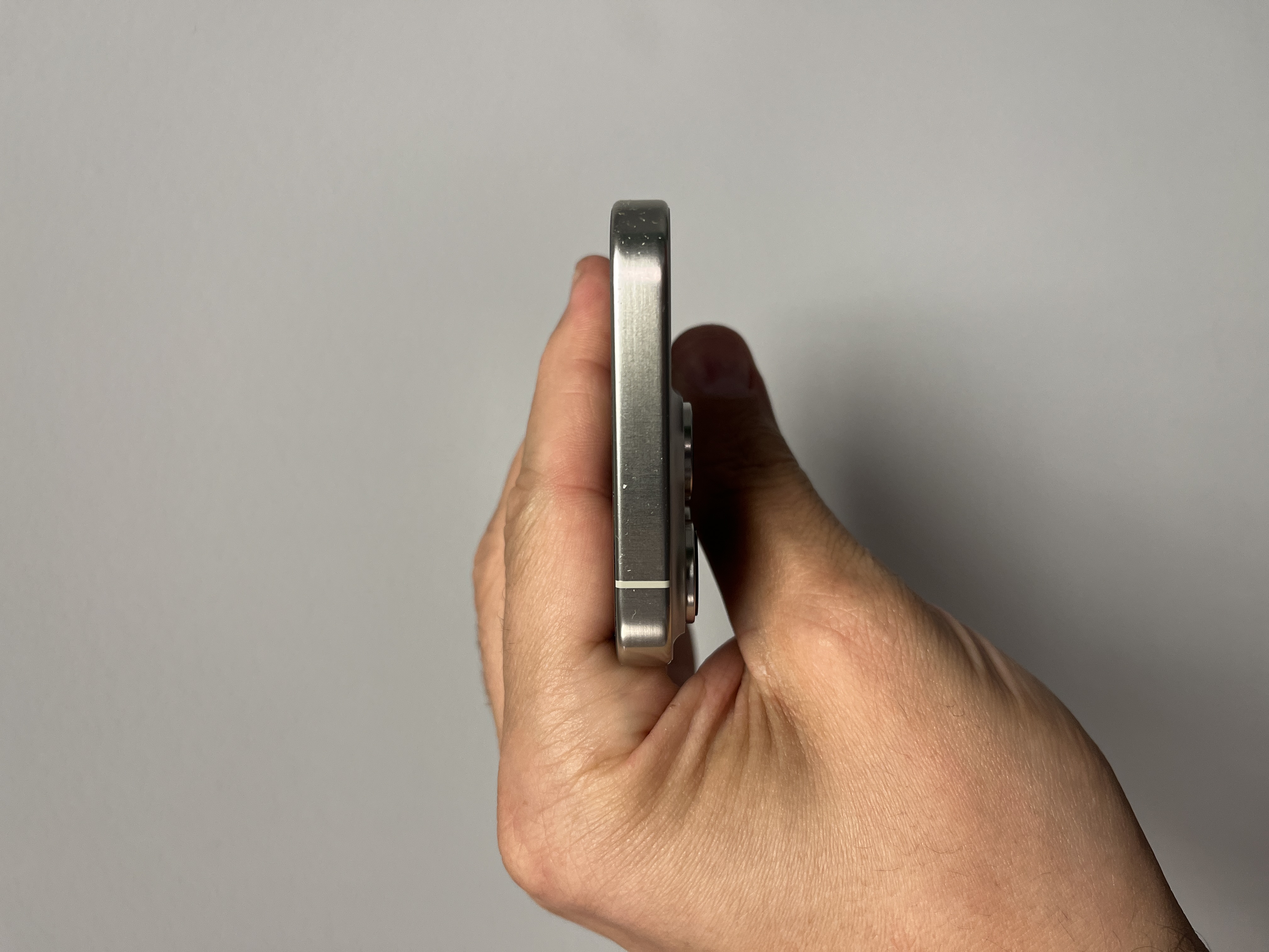 The Apple iPhone 15 Pro White Titanium 256GB 5G 88pc Battery Health Fully Working - Product View 6 available from Rouge Technologies