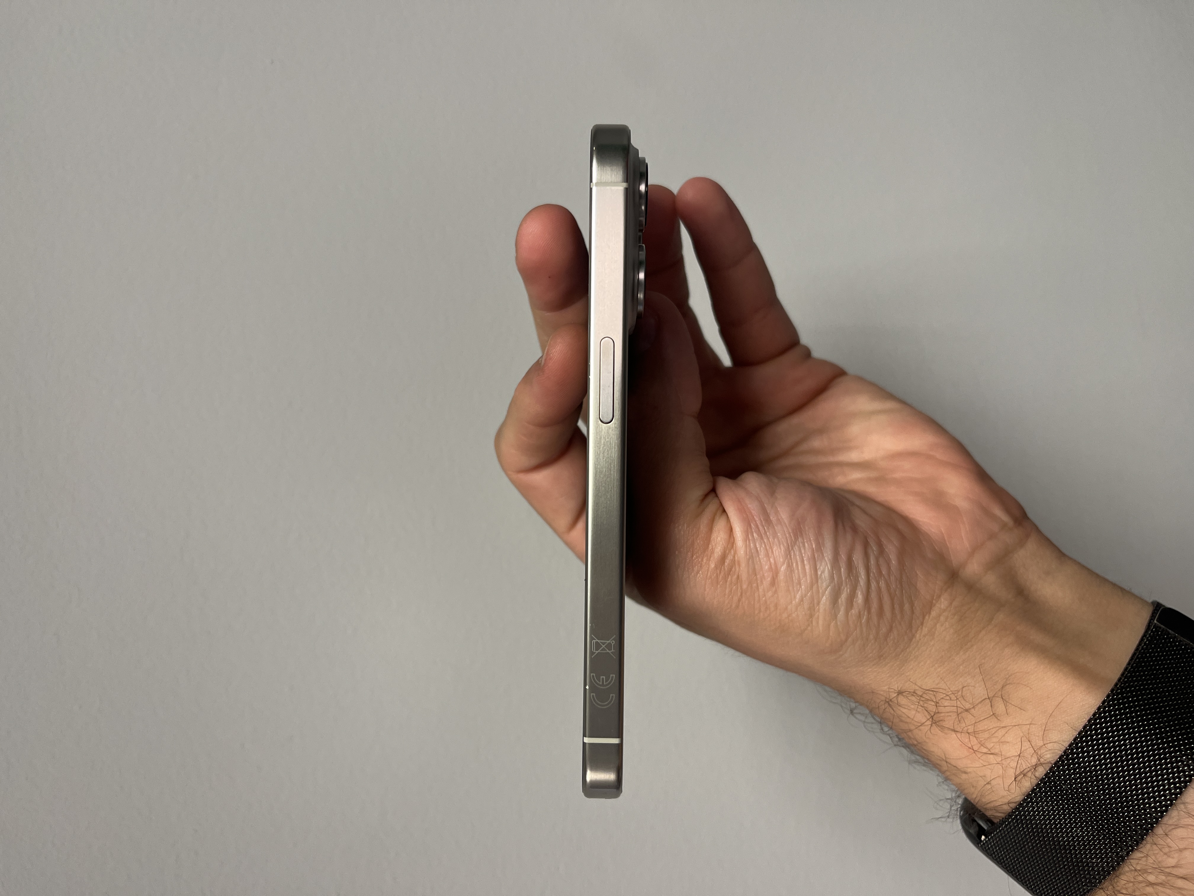 The Apple iPhone 15 Pro White Titanium 256GB 5G 88pc Battery Health Fully Working - Product View 9 available from Rouge Technologies