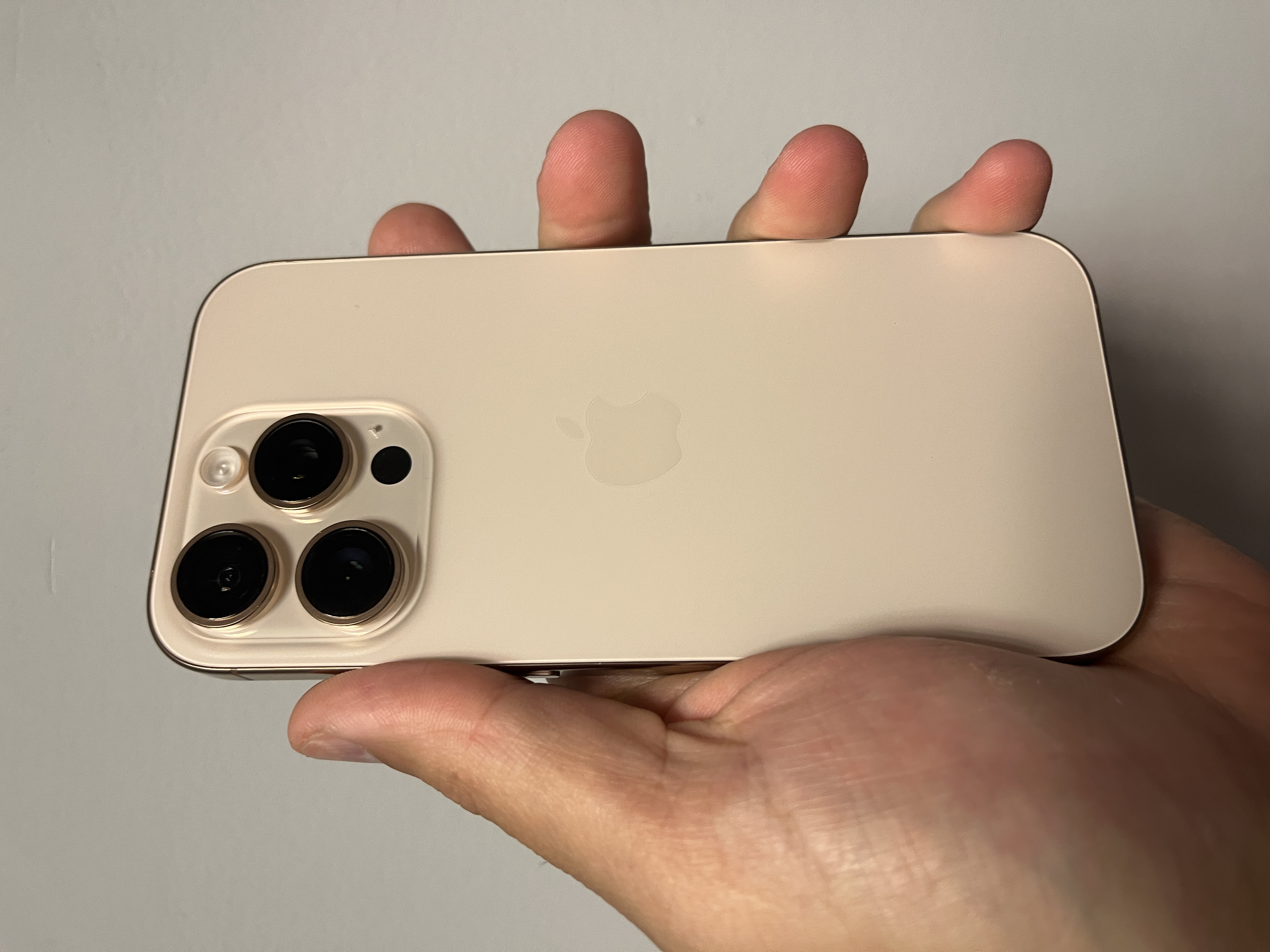 The Apple iPhone 16 Pro Desert Titanium 256GB 89 Percent Battery Health Unlocked - Product View 5 available from Rouge Technologies