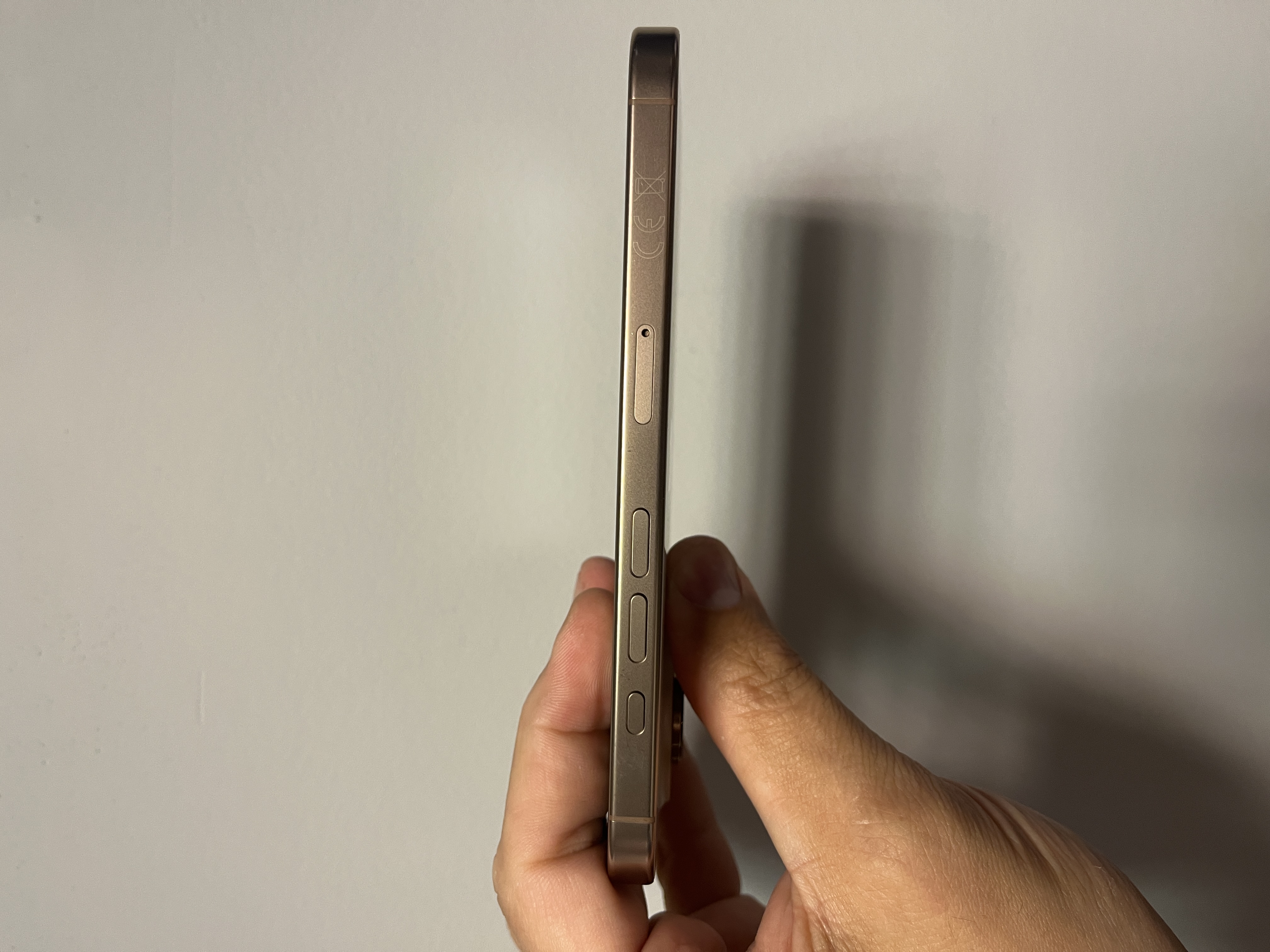 The Apple iPhone 16 Pro Desert Titanium 256GB 89 Percent Battery Health Unlocked - Product View 7 available from Rouge Technologies