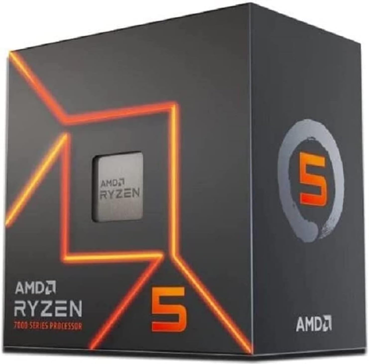 The AMD Ryzen 5 7600 6 Core Processor CPU 12 Thread AM5 5.1GHz Brand New Sealed - Product View 1 available from Rouge Technologies
