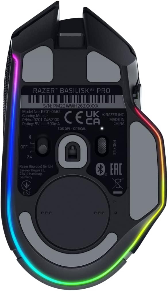 The Razer Basilisk V3 Pro RGB Wireless Gaming Mouse 30K Sensor Black Refurbished | Rouge Technologies - image 12