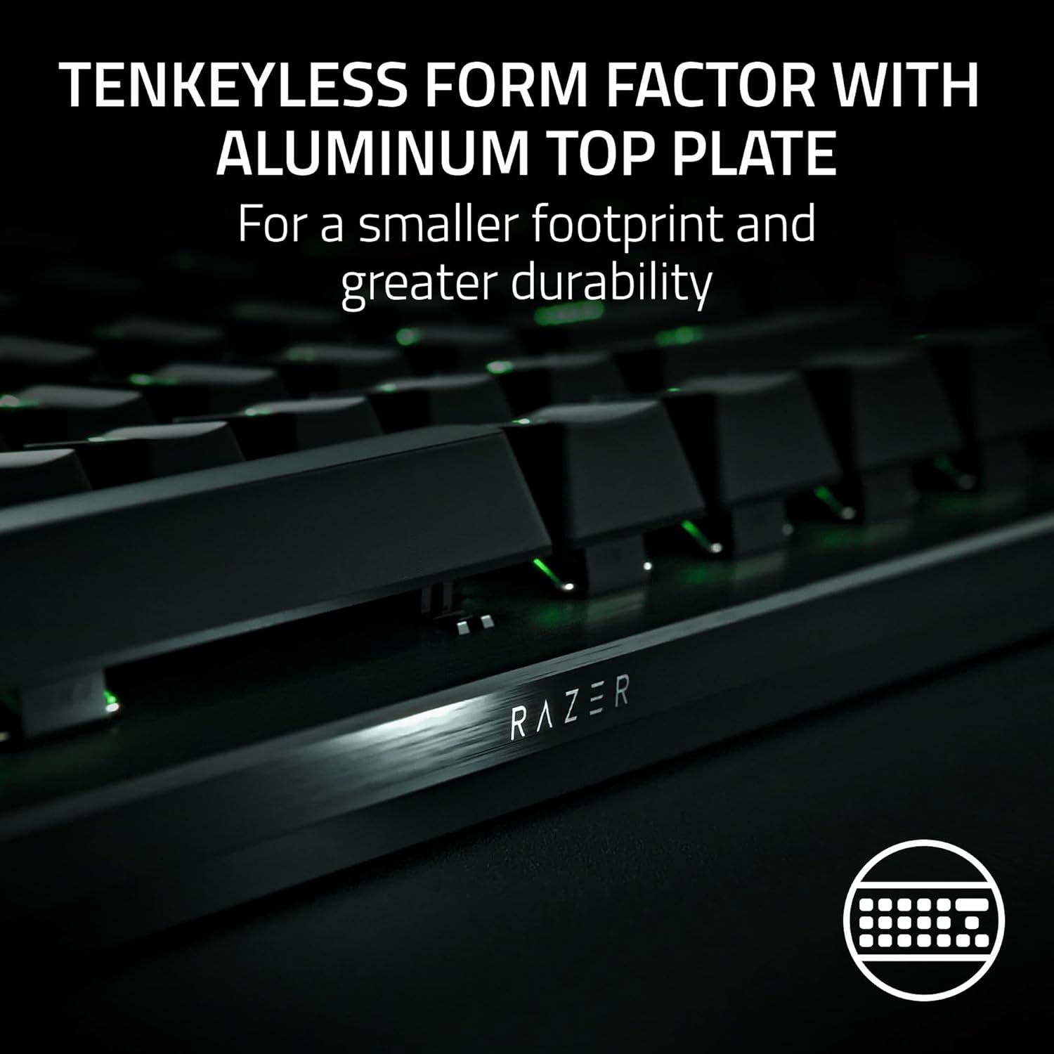 The Razer Huntsman V3 Pro TKL Mechanical PC Gaming Keyboard Black QWERTY US Gen 2 - Product View 10 available from Rouge Technologies