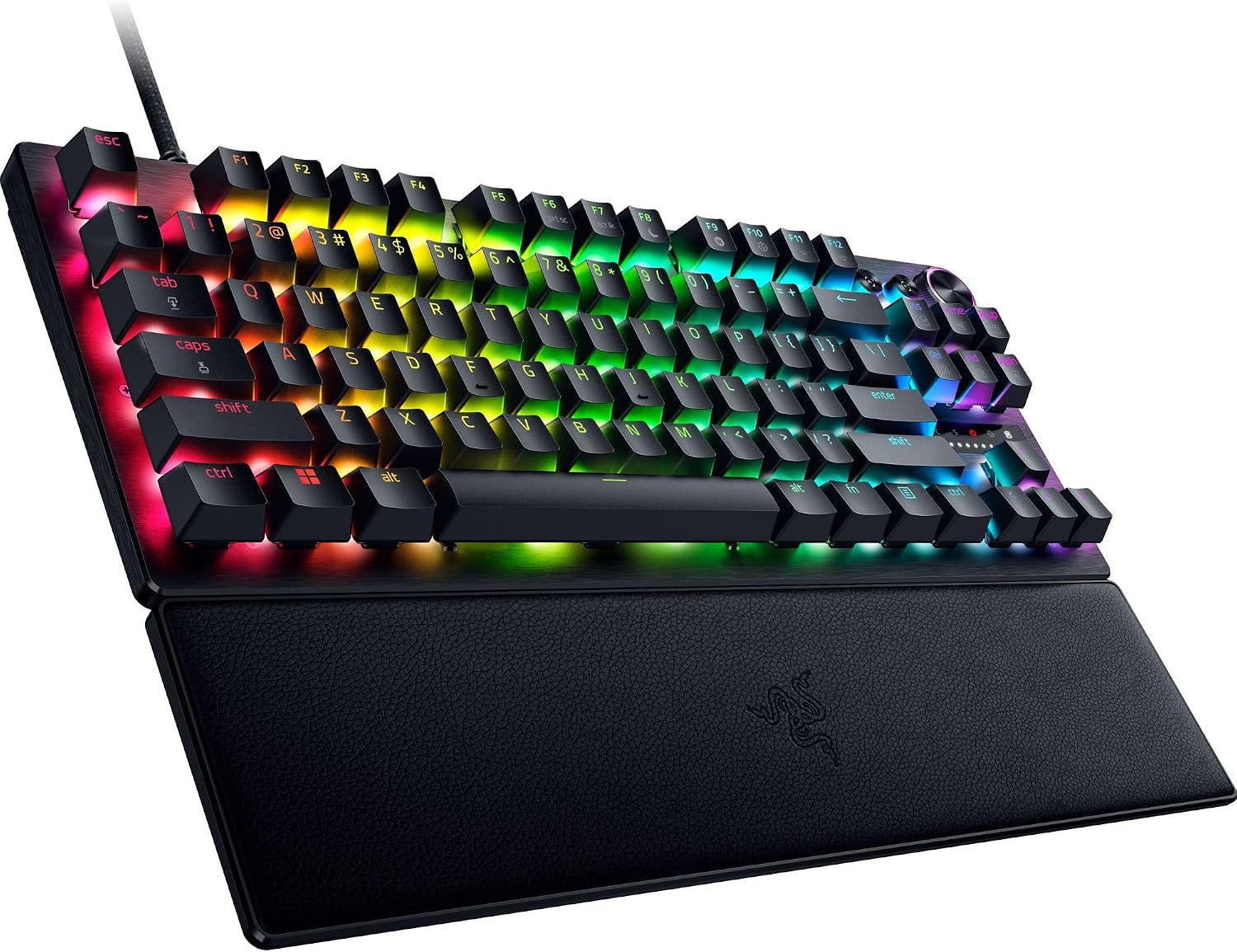 The Razer Huntsman V3 Pro TKL Mechanical PC Gaming Keyboard Black QWERTY US Gen 2 - Product View 13 available from Rouge Technologies