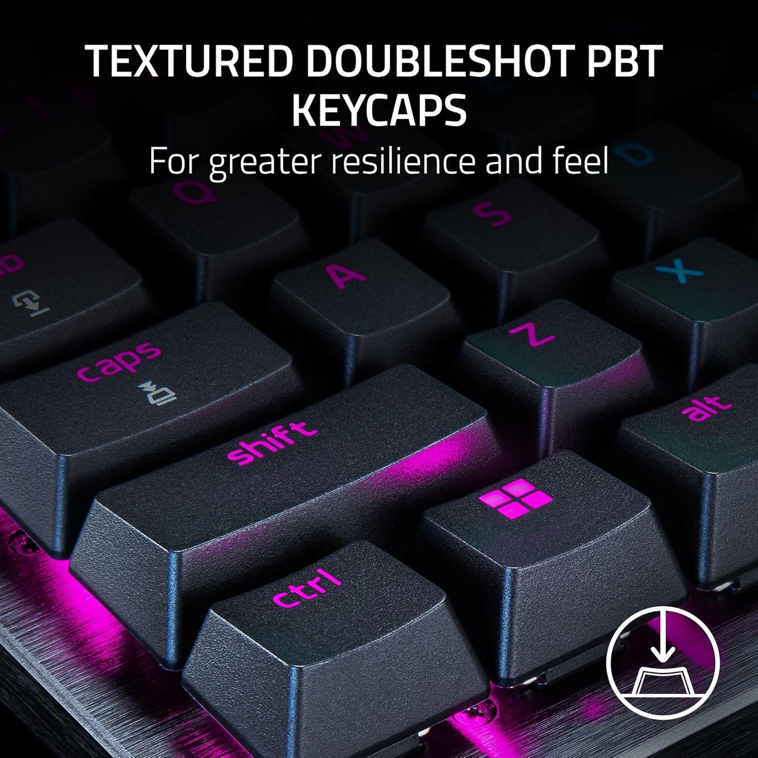 The Razer Huntsman V3 Pro TKL Mechanical PC Gaming Keyboard Black QWERTY US Gen 2 - Product View 8 available from Rouge Technologies