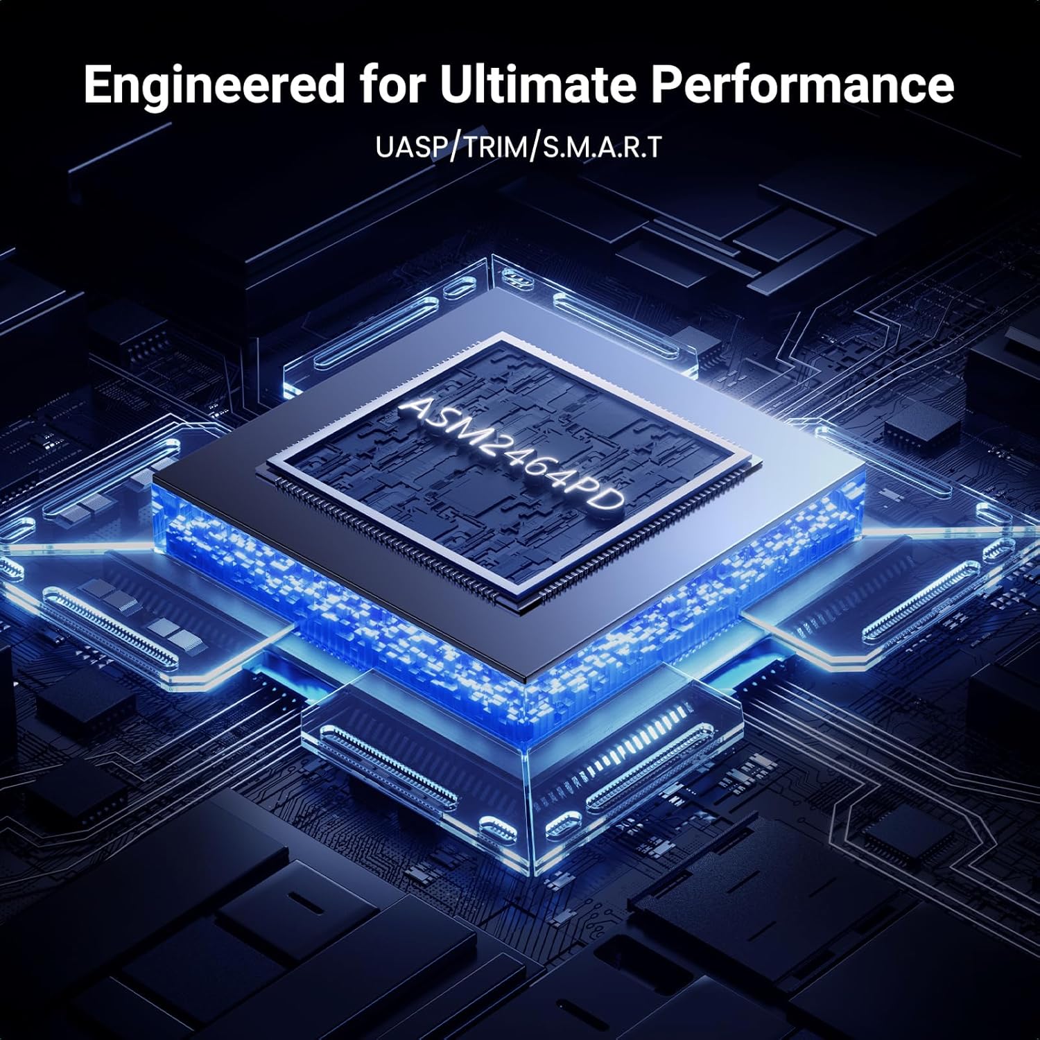 The UGREEN 40Gbps M.2 NVMe SSD Enclosure, Compatible with Thunderbolt 4 /USB4 - Product View 7 available from Rouge Technologies
