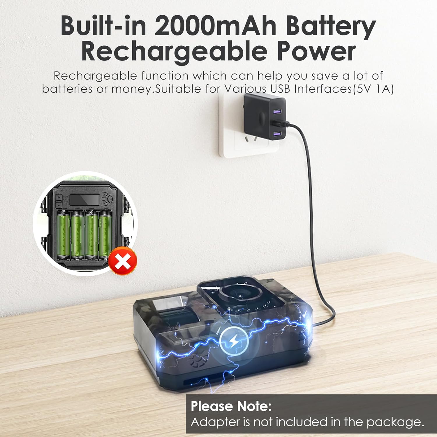 The MAXDONE Wildlife Camera 4K 64MP with Night Vision Motion Activated Brand New - Product View 4 available from Rouge Technologies
