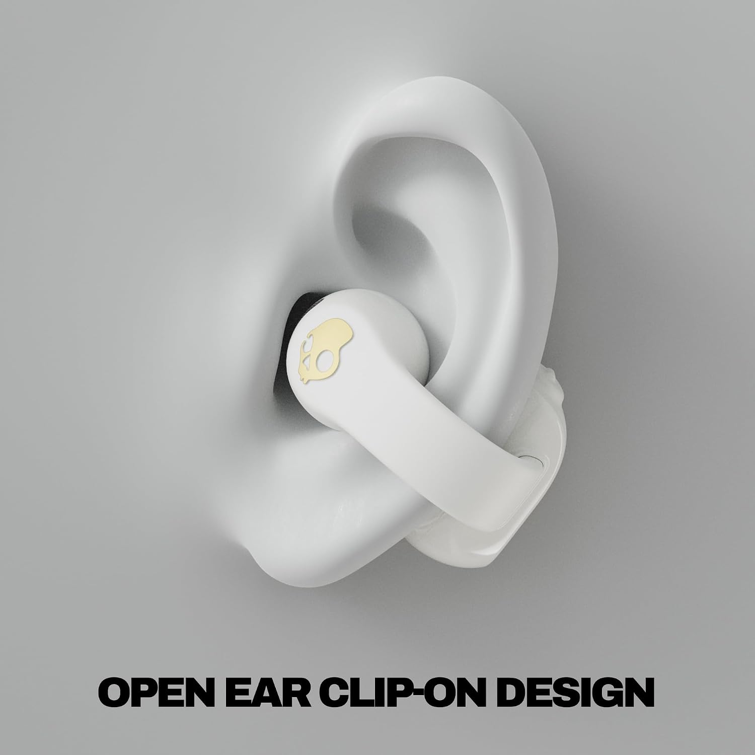 The Skullcandy Push 720 Open Wireless Open-Ear Bluetooth Earbuds Bone Gold Brand New - Product View 2 available from Rouge Technologies