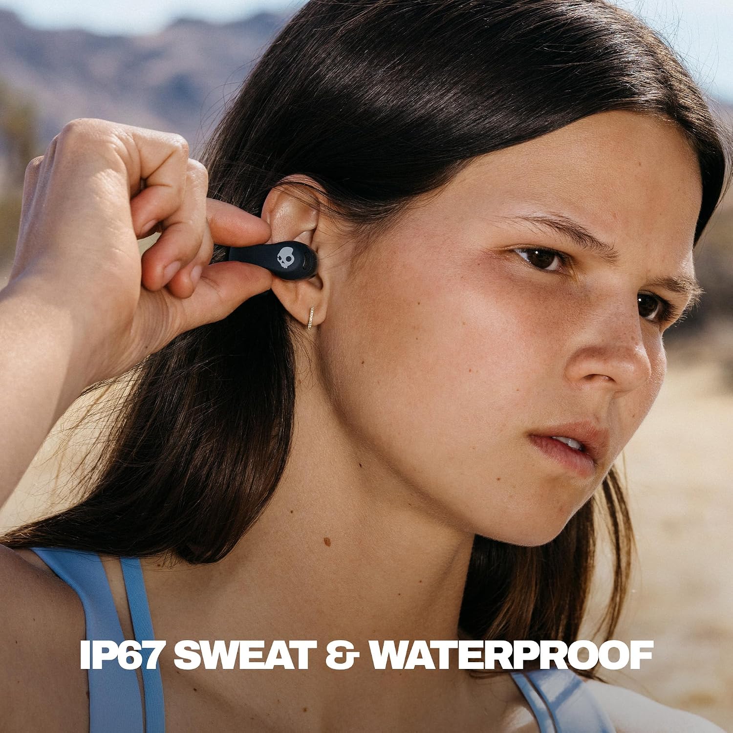The Skullcandy Push 720 Open Wireless Open-Ear Bluetooth Earbuds - True Black New - Product View 4 available from Rouge Technologies