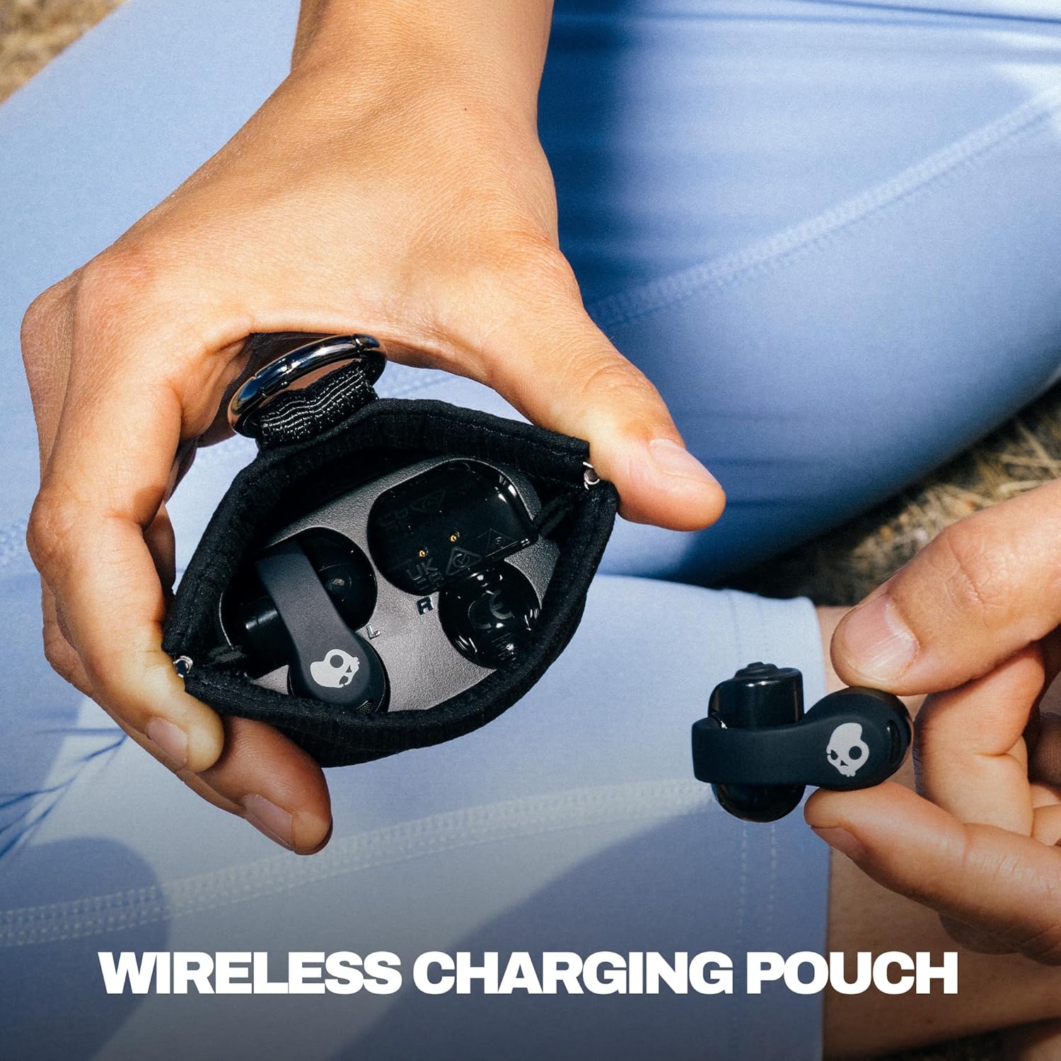 The Skullcandy Push 720 Open Wireless Open-Ear Bluetooth Earbuds - True Black New - Product View 5 available from Rouge Technologies