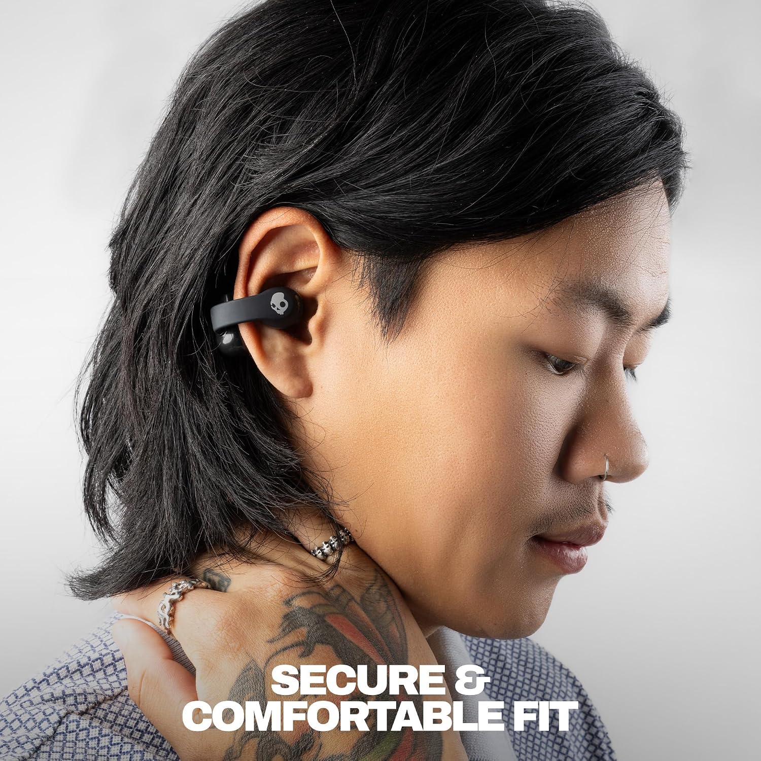 The Skullcandy Push 720 Open Wireless Open-Ear Bluetooth Earbuds - True Black New - Product View 7 available from Rouge Technologies