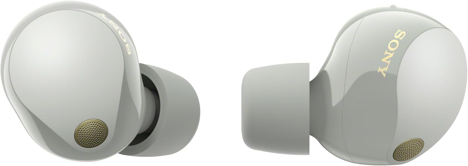 The Sony WF-1000XM5 Wireless Earbuds Bluetooth Headphones ANC Quick Charge White - Product View 10 available from Rouge Technologies