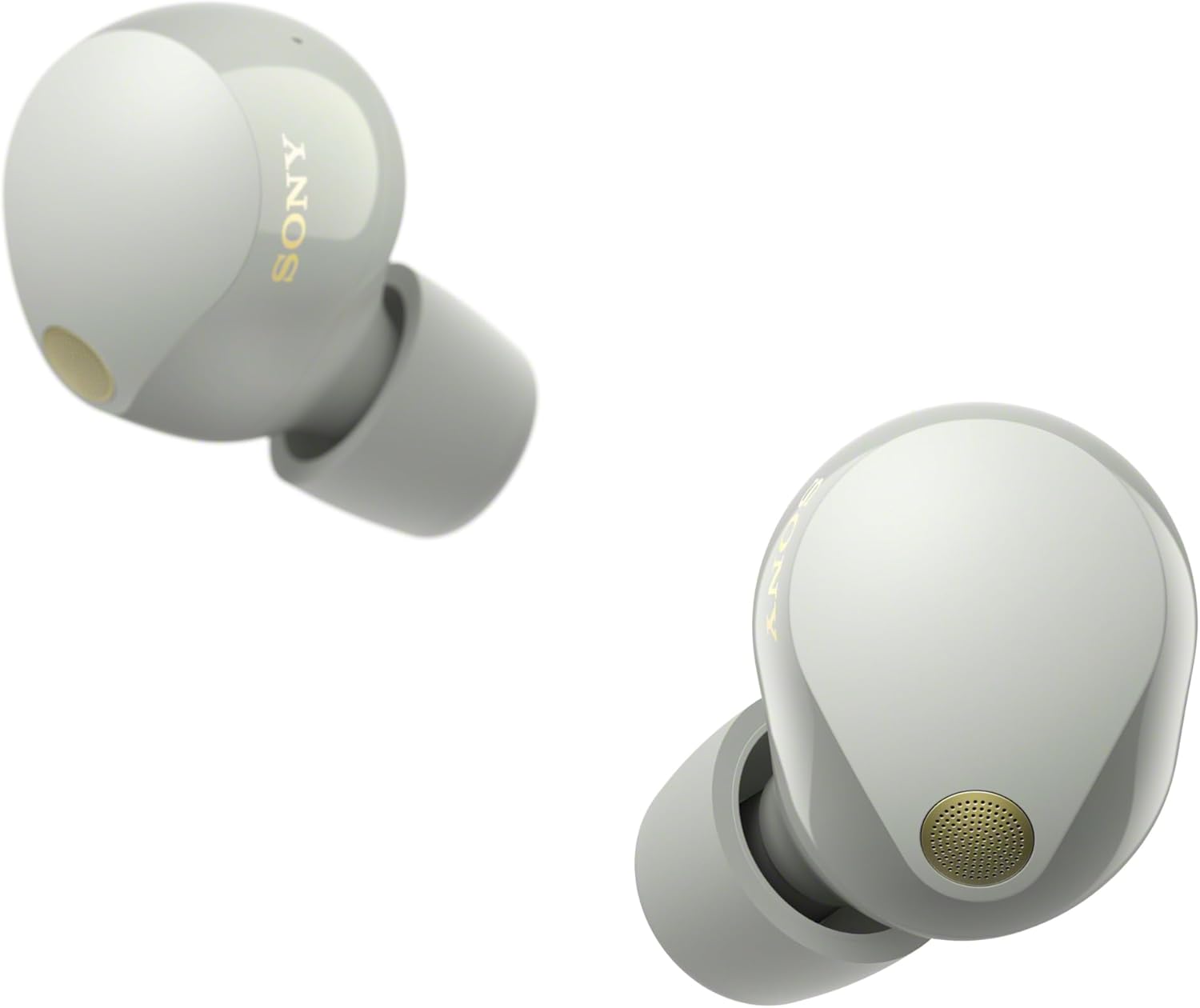 The Sony WF-1000XM5 Wireless Earbuds Bluetooth Headphones ANC Quick Charge White - Product View 2 available from Rouge Technologies