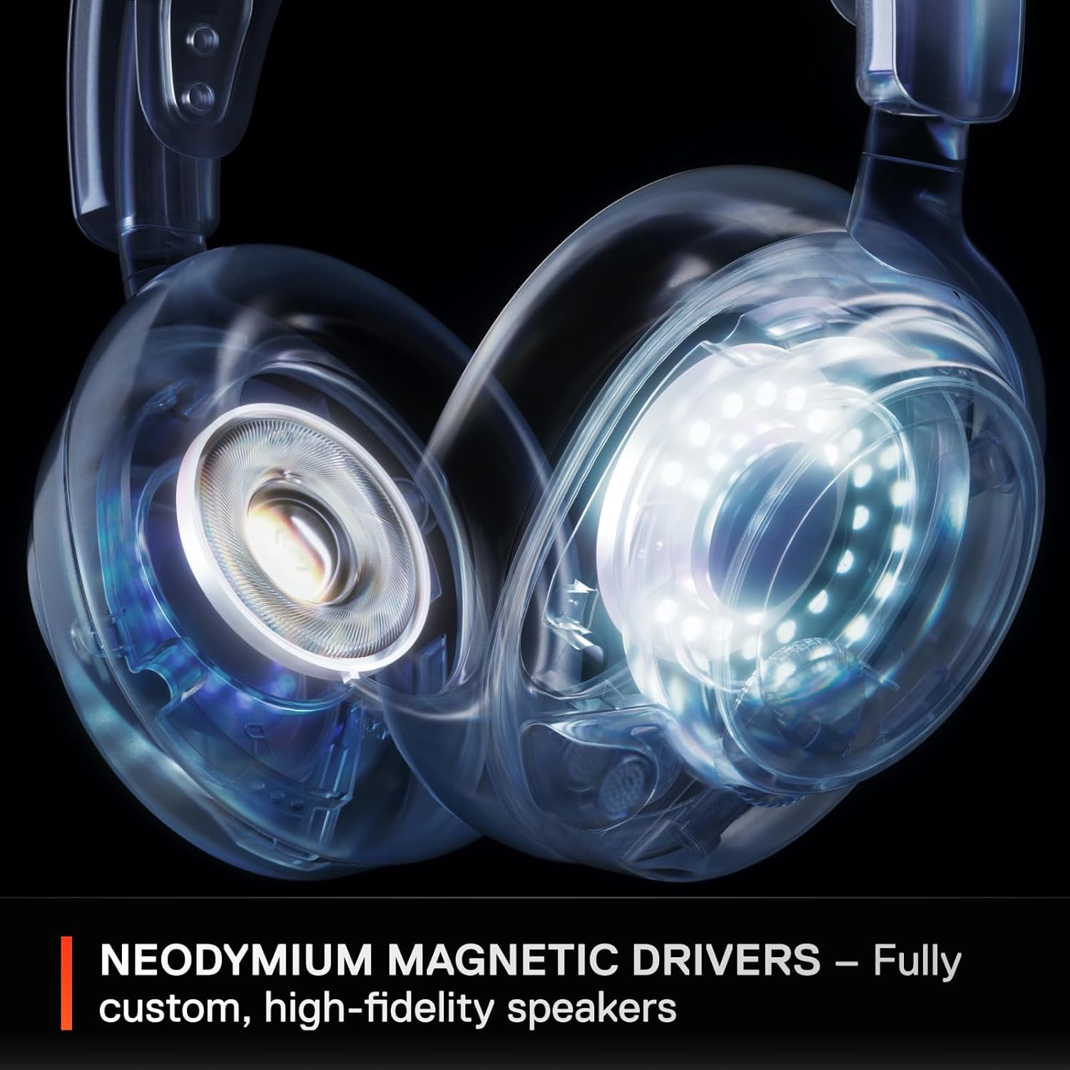 The SteelSeries Arctis Nova 7 Wireless Headset 2.4GHz Bluetooth 38H Battery PC PS5 - Product View 5 available from Rouge Technologies