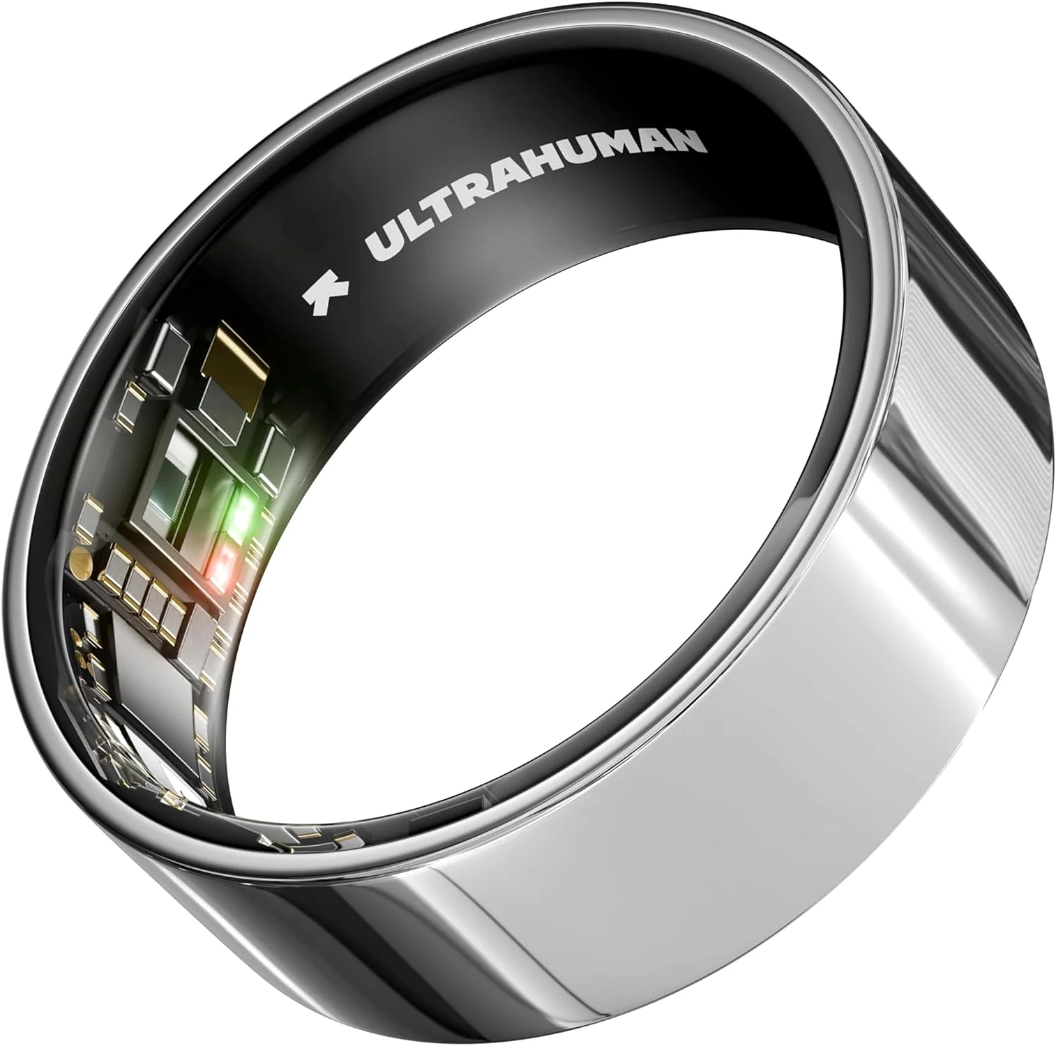 The ULTRAHUMAN Ring AIR - Space Silver - Size 12 - Smart Ring | No Monthly Sub - Product View 1 available from Rouge Technologies