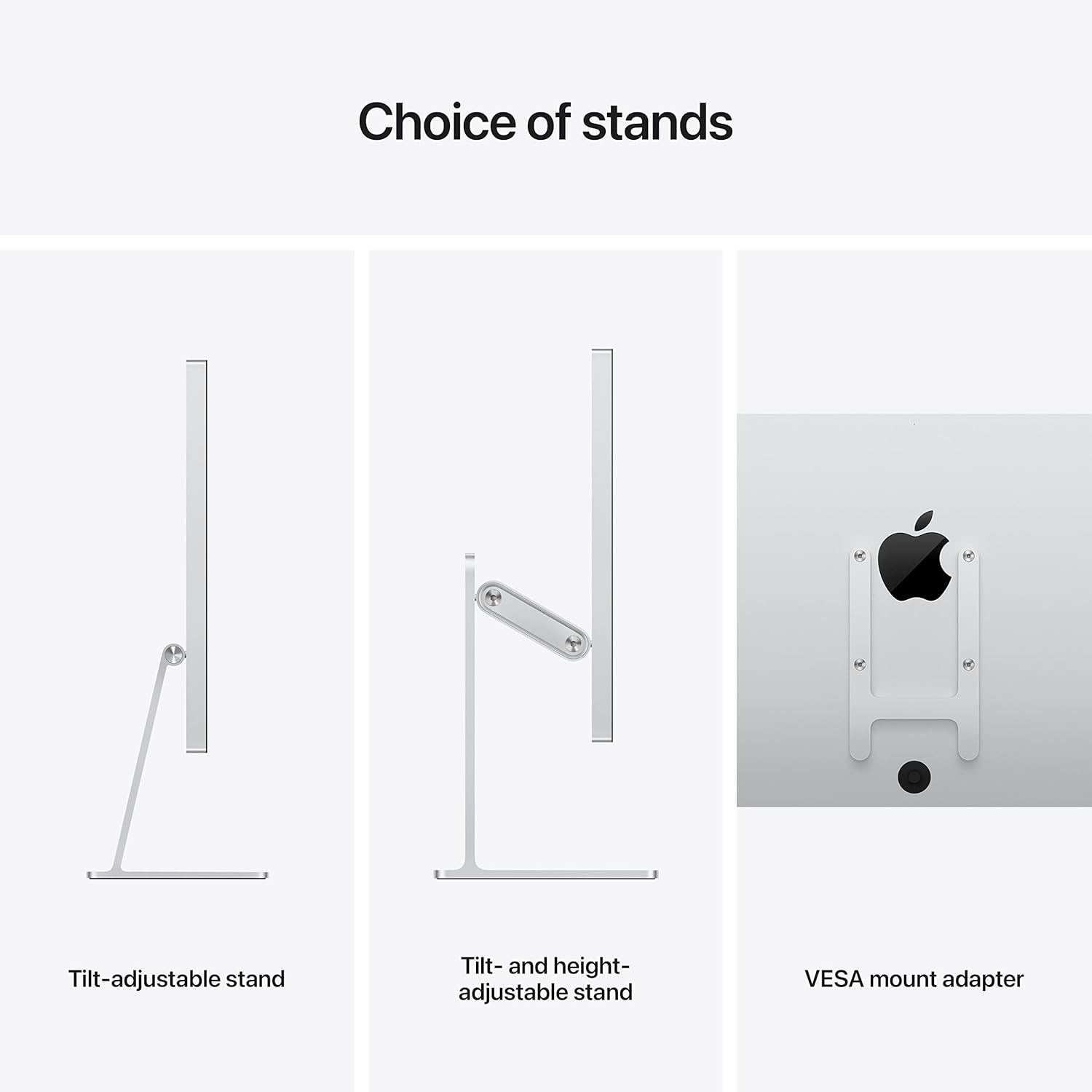The Apple Studio Display 27” 5K Retina Nano-Texture Glass Tilt-Adjustable Stand - Product View 6 available from Rouge Technologies