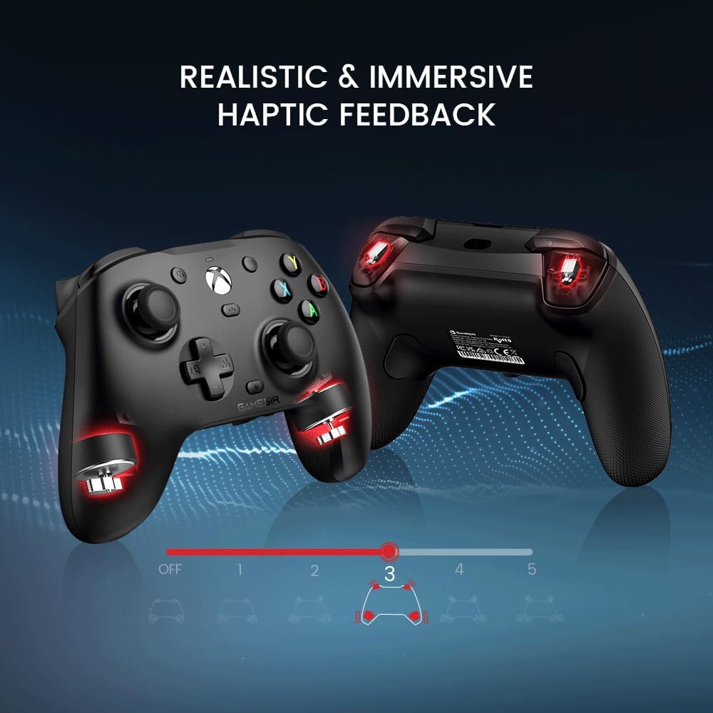 The GameSir G7 SE Black and White Cover Wired Controller for Xbox Series X S One PC - Product View 5 available from Rouge Technologies