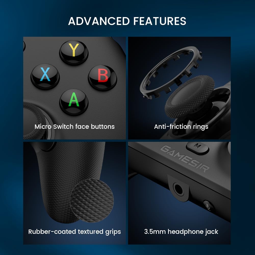 The GameSir G7 SE Black and White Cover Wired Controller for Xbox Series X S One PC - Product View 8 available from Rouge Technologies