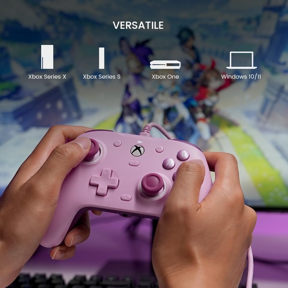 The GameSir G7 SE Purple Wired Controller for Xbox Series X S One PC Plug and Play - Product View 8 available from Rouge Technologies