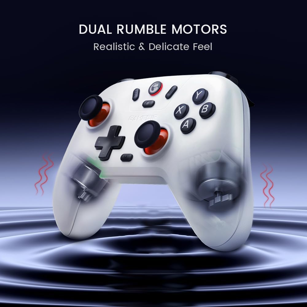 The GameSir Nova Lite Grey Wireless PC Switch iOS Android Controller Device Only - Product View 3 available from Rouge Technologies