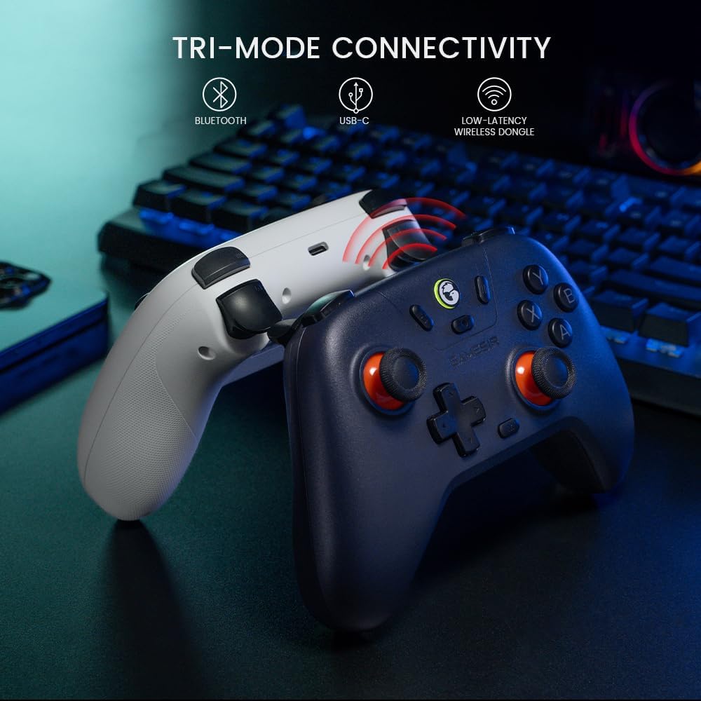 The GameSir Nova Lite Grey Wireless PC Switch iOS Android Controller Device Only - Product View 4 available from Rouge Technologies